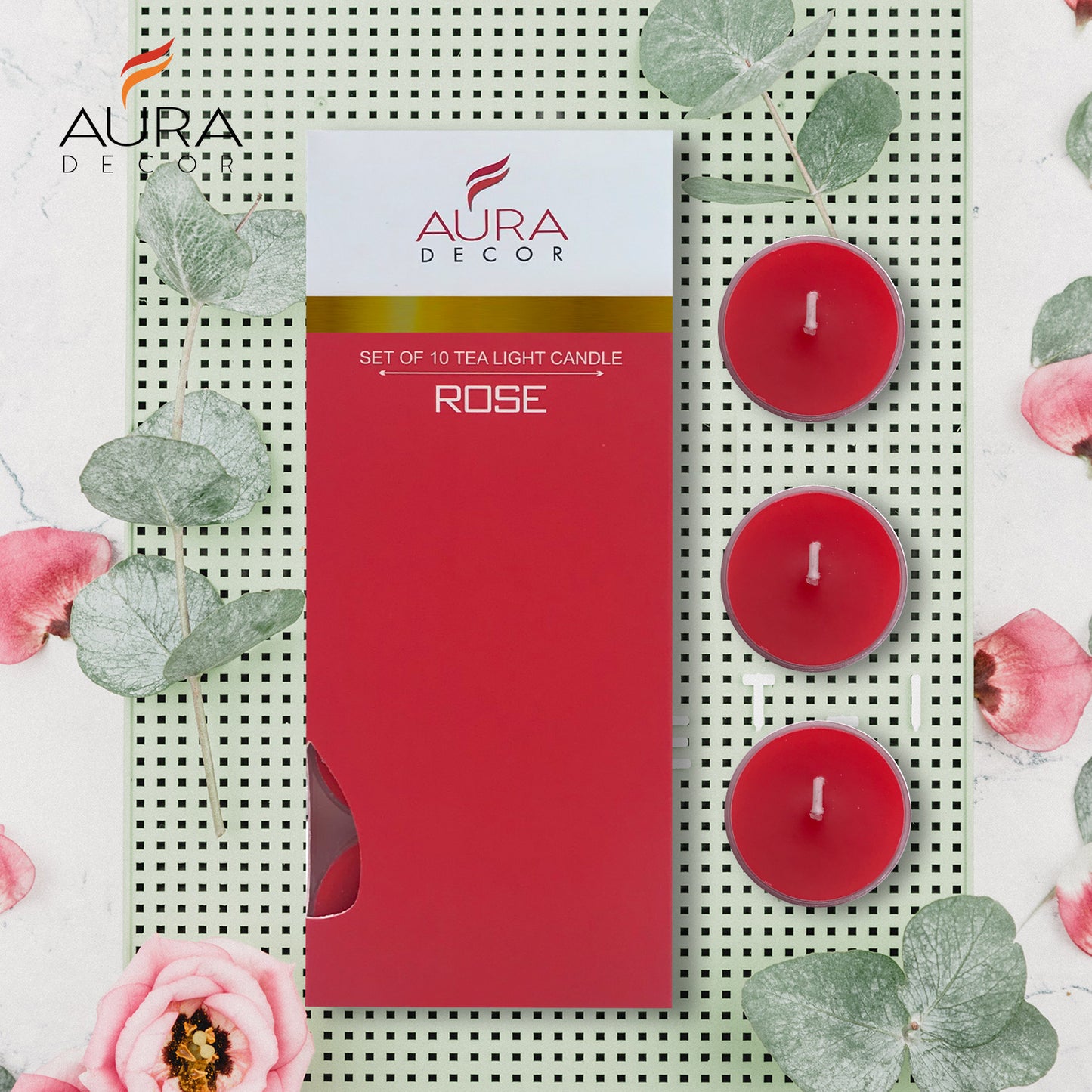 Fragrance Tealight Pack of 10 ( Acrylic ) ( Bulk Buy 100 Packets )