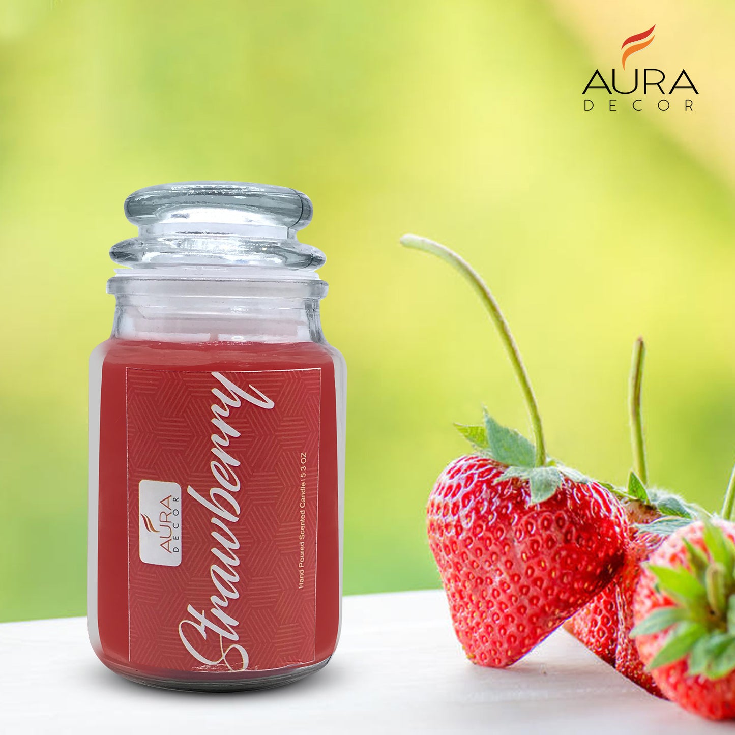 Bulk Buy AuraDecor Long Burning Fragrance Jar Candle ( 72 Hours ) ( MOQ 50 Pcs )