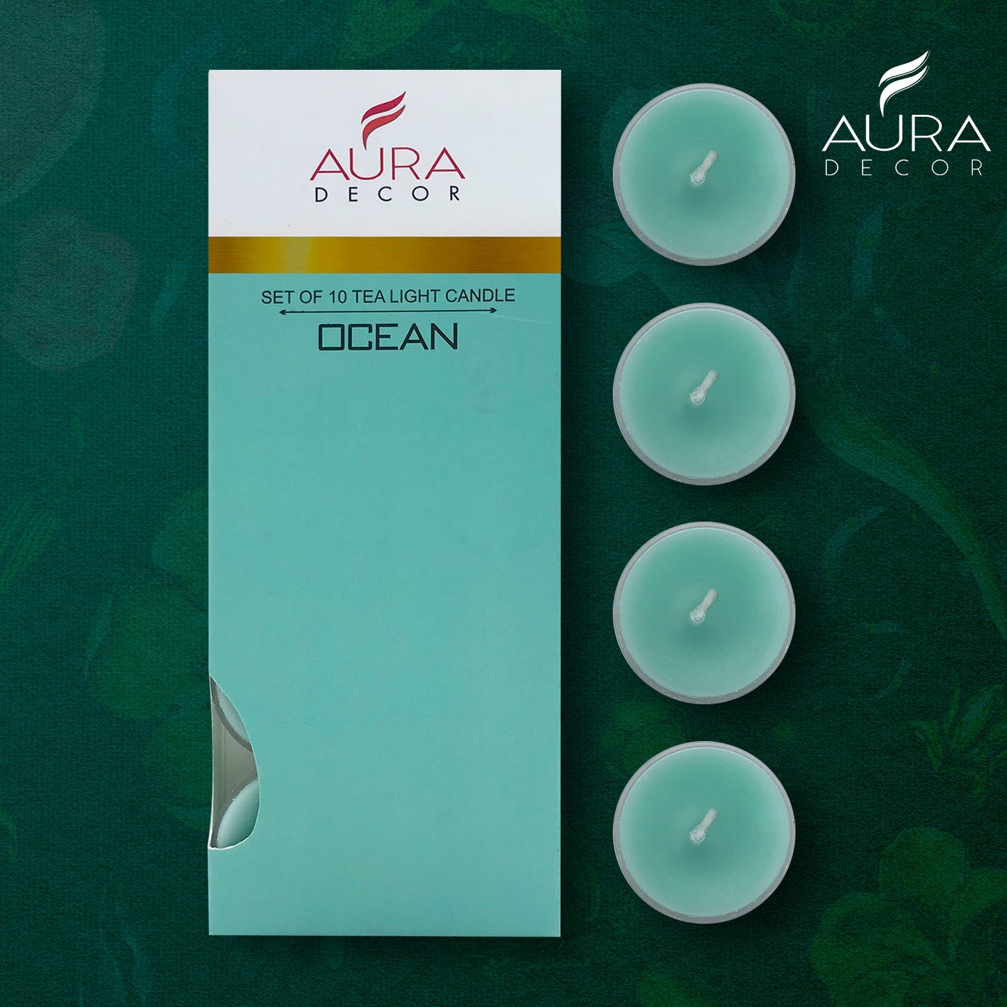 Fragrance Tealight Pack of 10 ( Acrylic ) ( Bulk Buy 100 Packets )