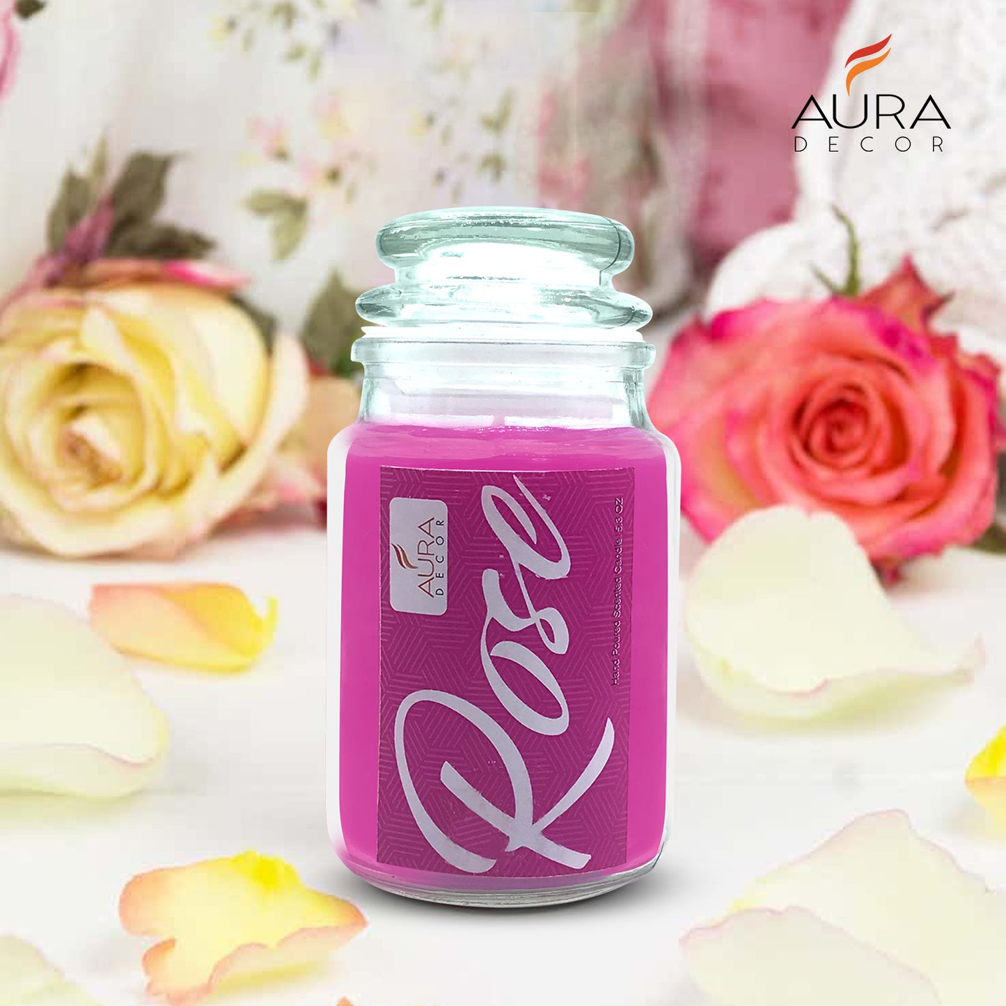 AuraDecor Fragrance Jar Candle
