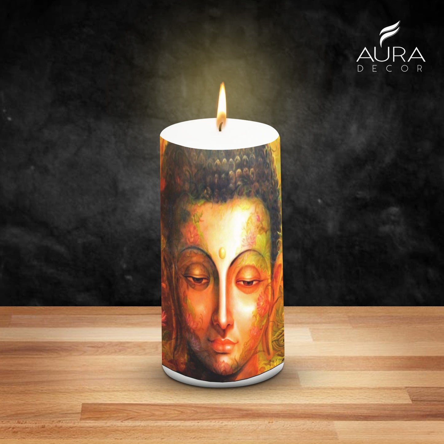 Printed Pillar Candles Bulk Buy ( MOQ 20 Pcs )