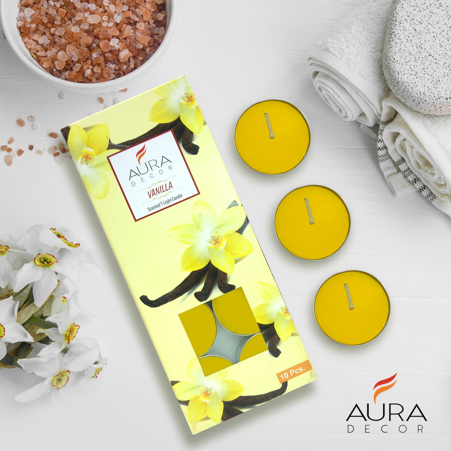 Bulk Buy Pack of 10 Fragrance Tealights ( 100 Packets , 1000 Tealights )