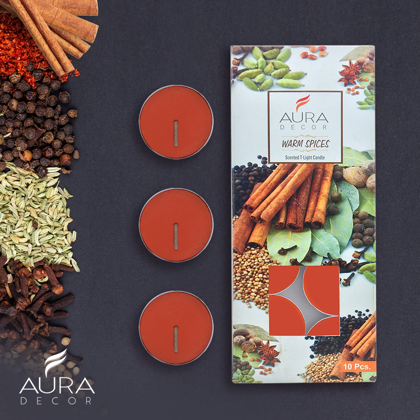 Bulk Buy Pack of 10 Fragrance Tealights ( 100 Packets , 1000 Tealights )