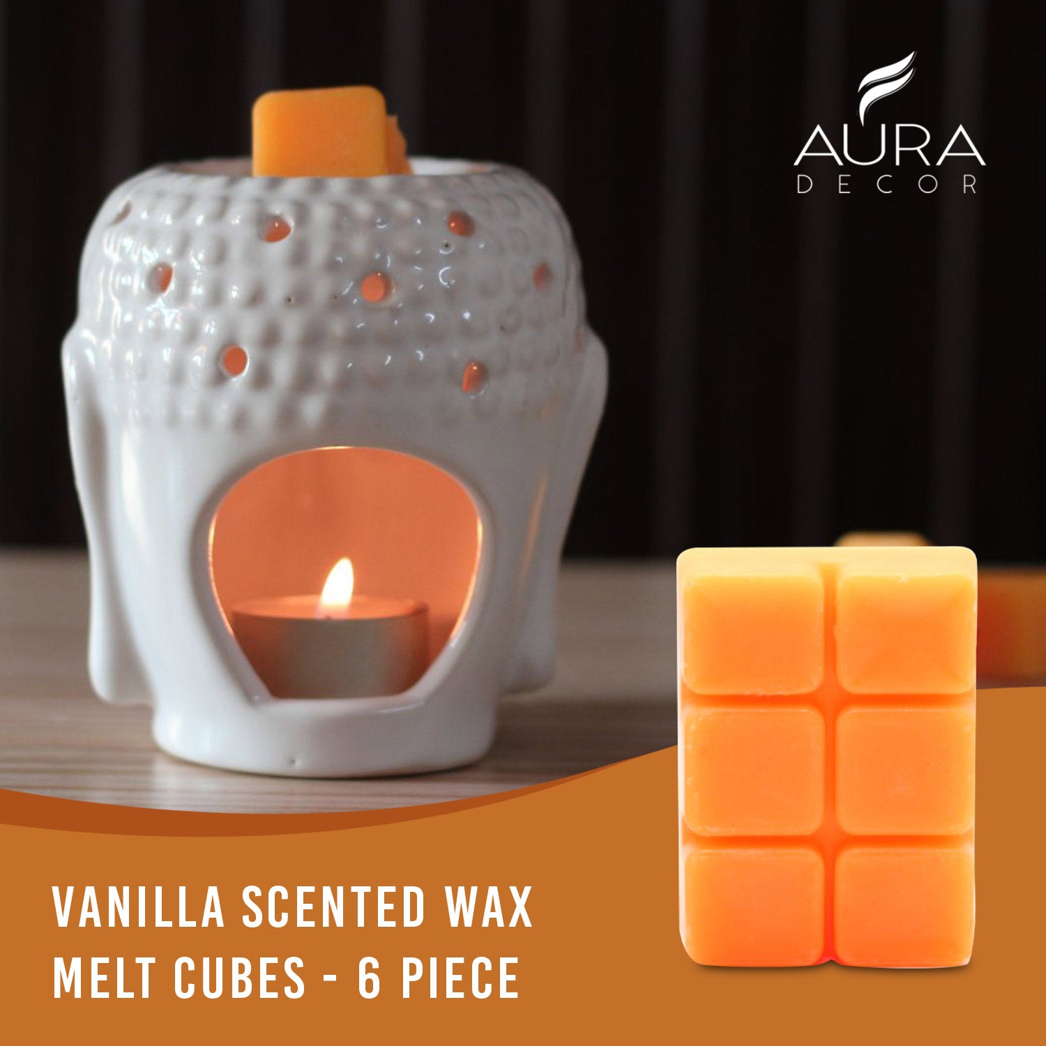 Hausware Scented Wax Melts Wax Cubes, 8×3oz. Soy Wax Warmer Cubes/Tart –  SHANULKA Home Decor