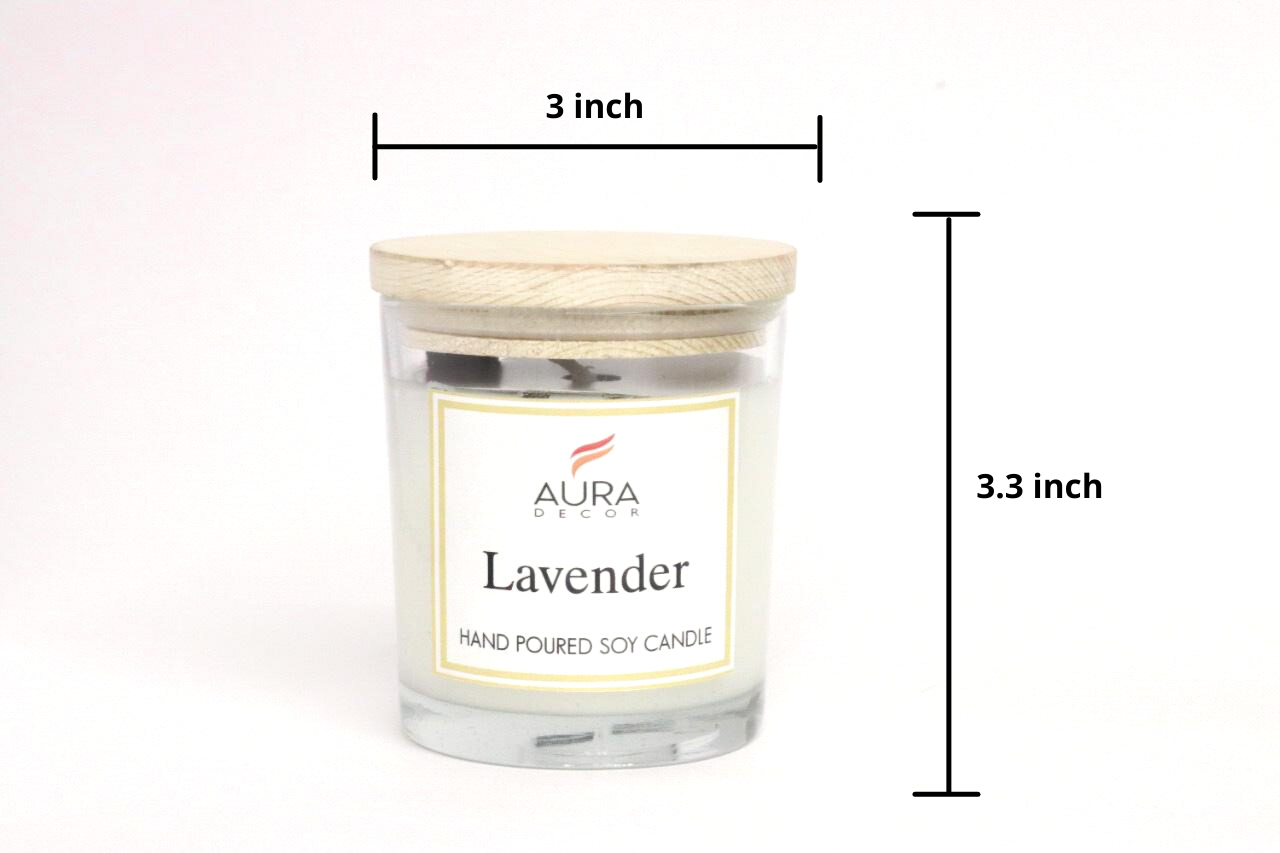 Bulk Buy Clear Jar Candle with Wooden Lid & Gift Box Packaging ( 50 Pcs )