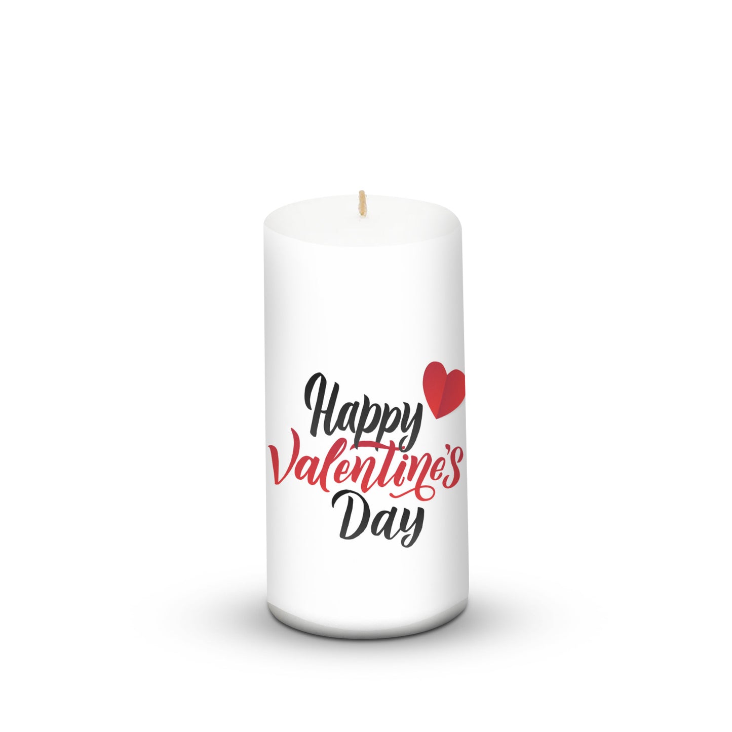 Pillar Valentine Day Candle For Valentines Special 3*6 inch Unscented.