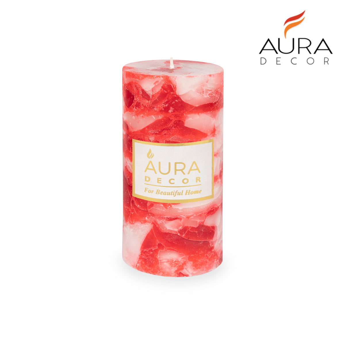 Bulk Buy Fragrance Pillar Candle in Chunk Finish 3*6 Inch Each ( 30 Pcs Master )