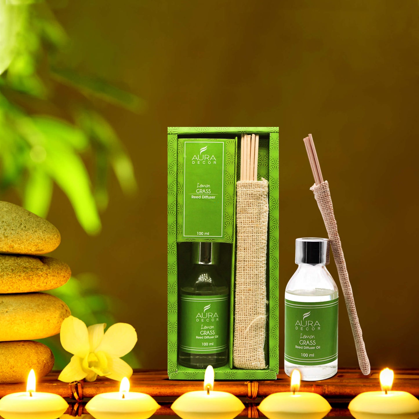 AuraDecor Reed Diffuser Gift Set