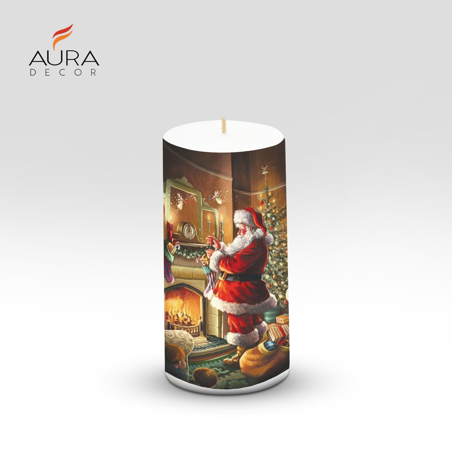 Pillar Candle Christmas 3*6 inch Unscented New