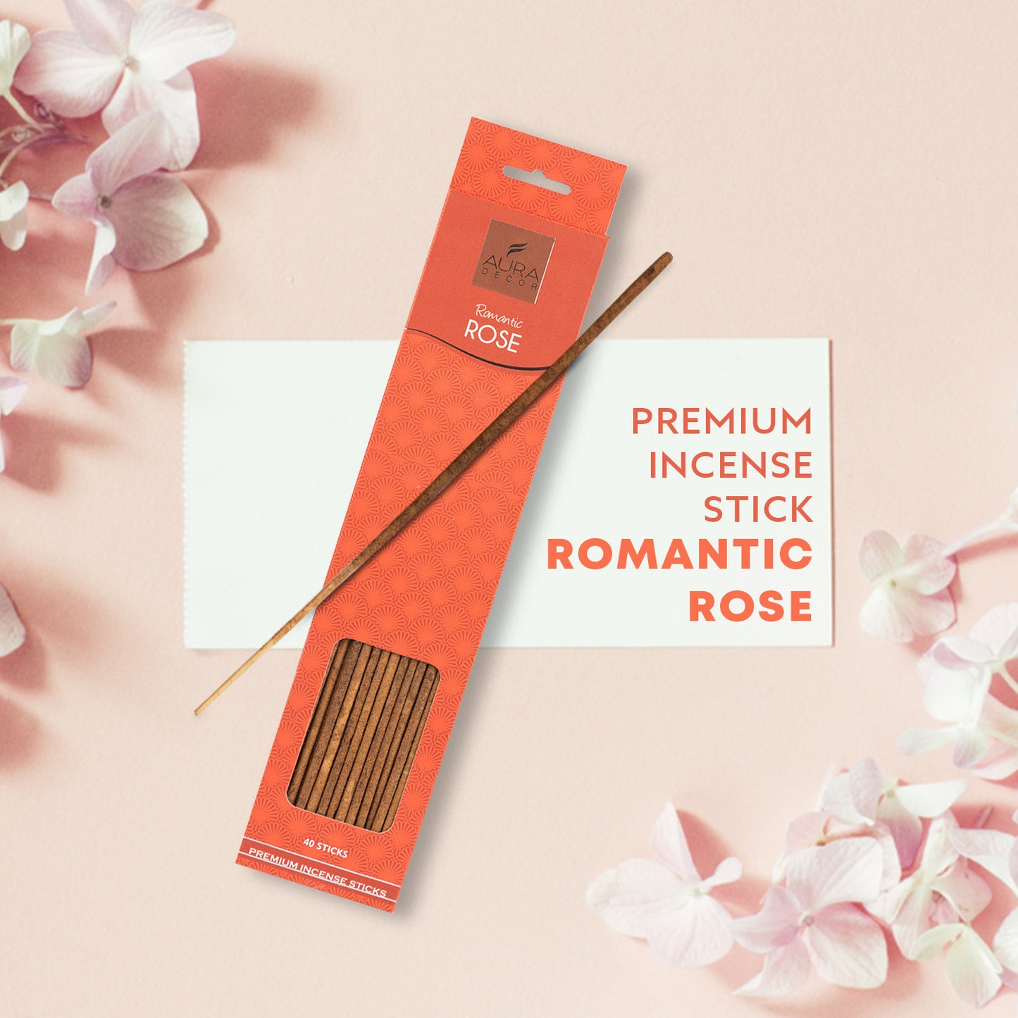 Romantic Rose Aroma Incense Sticks ( 40 Sticks )