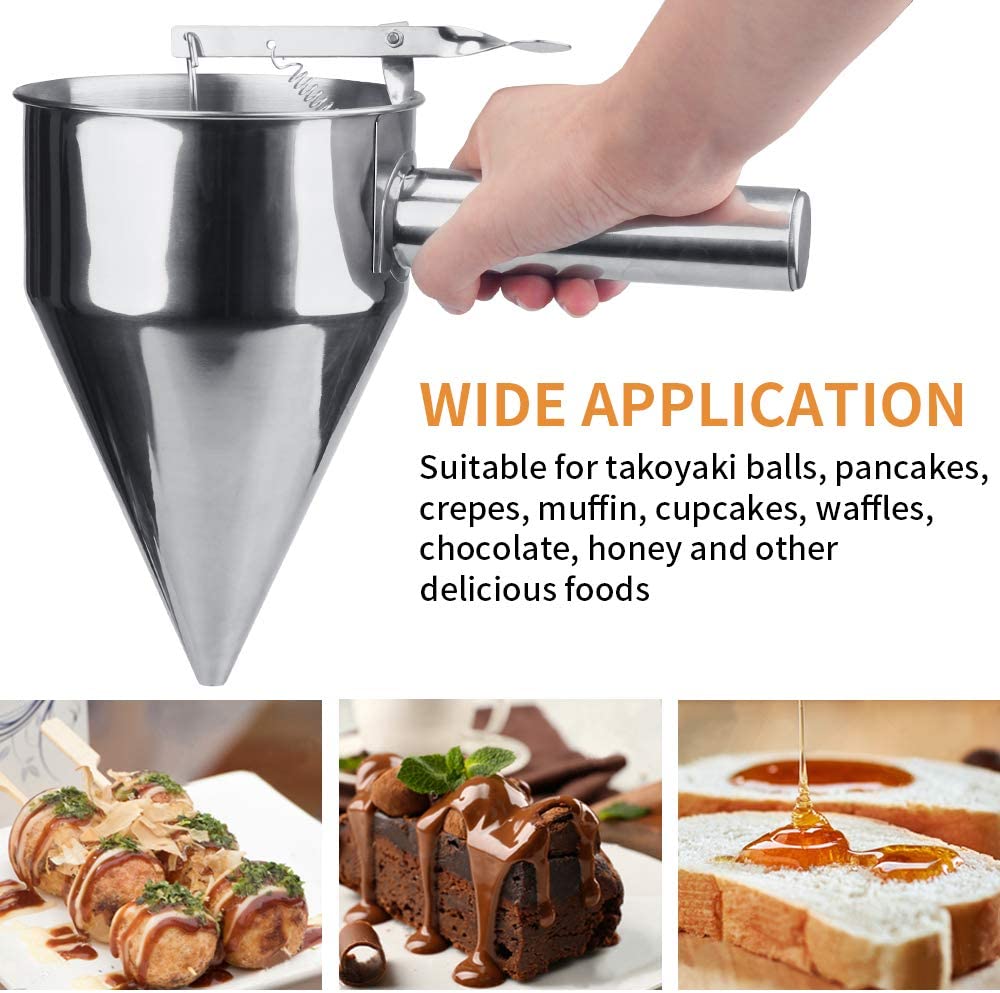 AuraDecor Wax Pouring Funnel 1200 ml Capacity