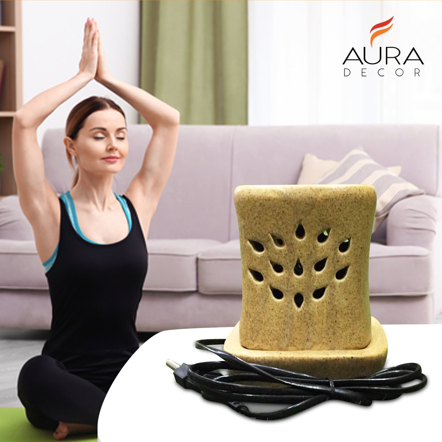 Electric Diffuser with Bulb Tree Shape ( 5 inch Size ) (Assorted Shape)