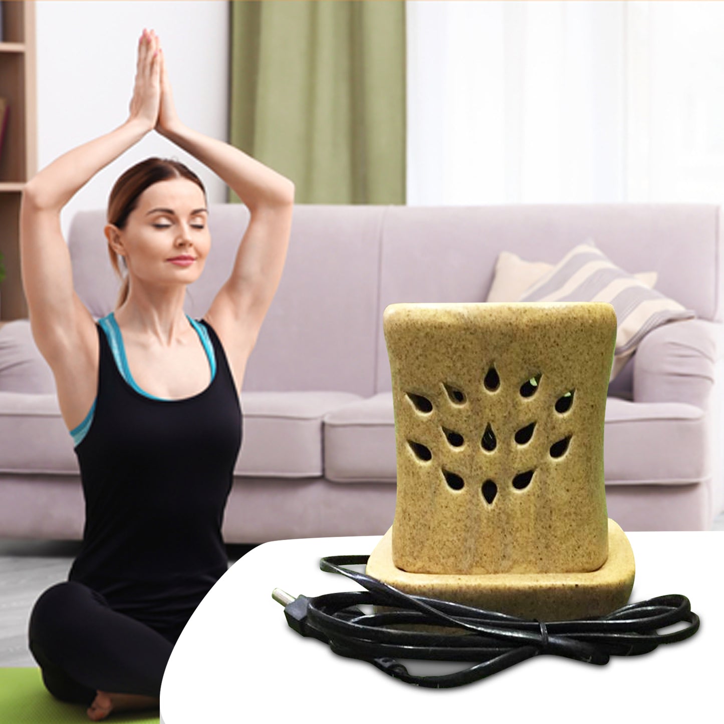 Electric Diffuser with Bulb Tree Shape ( 5 inch Size ) (Assorted Shape)