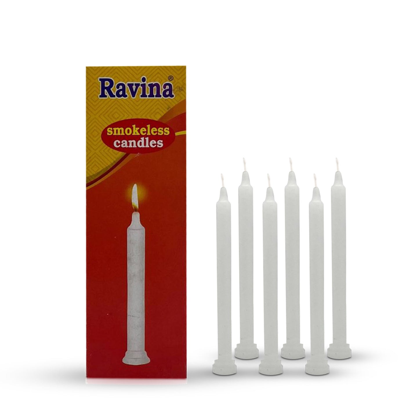 Ravina Candle (Pack of 6 ) ( Master Carton 344 Packets ) ( 100*6 )