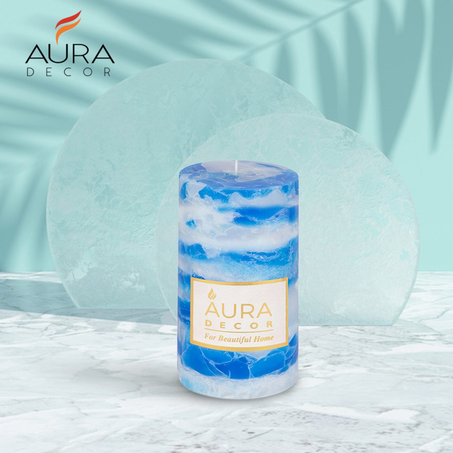 Bulk Buy Fragrance Pillar Candle in Chunk Finish 3*6 Inch Each ( 30 Pcs Master )