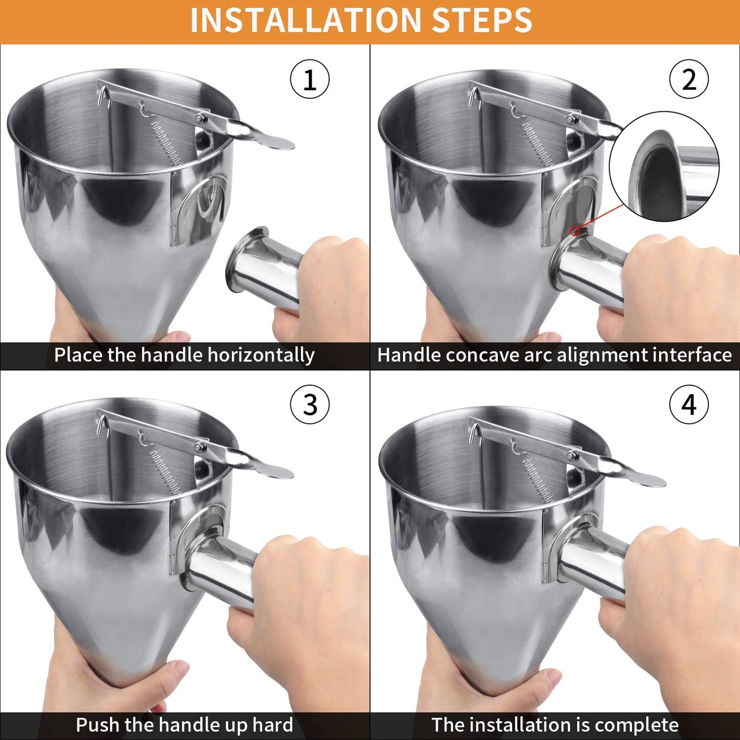 AuraDecor Wax Pouring Funnel 1200 ml Capacity