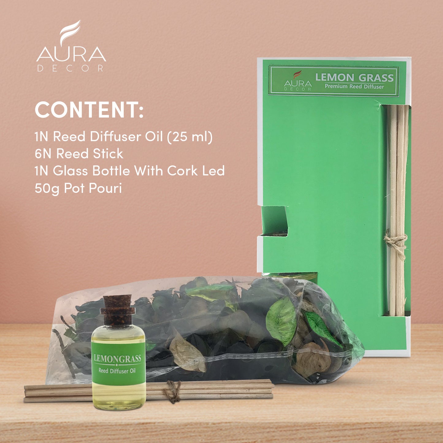 Auradecor Reed Diffuser Bulk Buy ( 60 pcs )