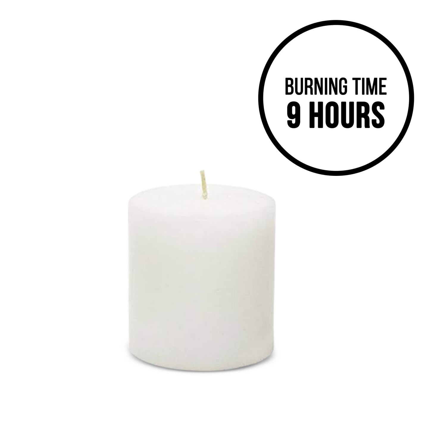 AuraDecor Pack of 42 Votives Unscented Candles ( Burning Time 9 Hours Each )