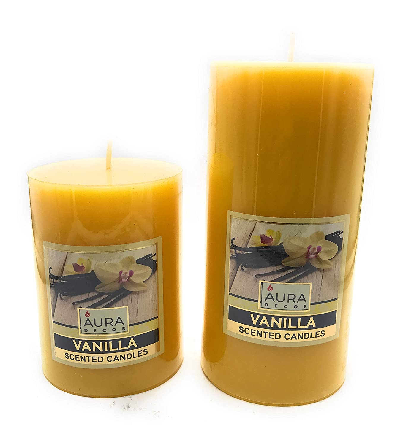 AuraDecor Bulk Buy Fragrance Pillar Candle ( 3inch Dia )