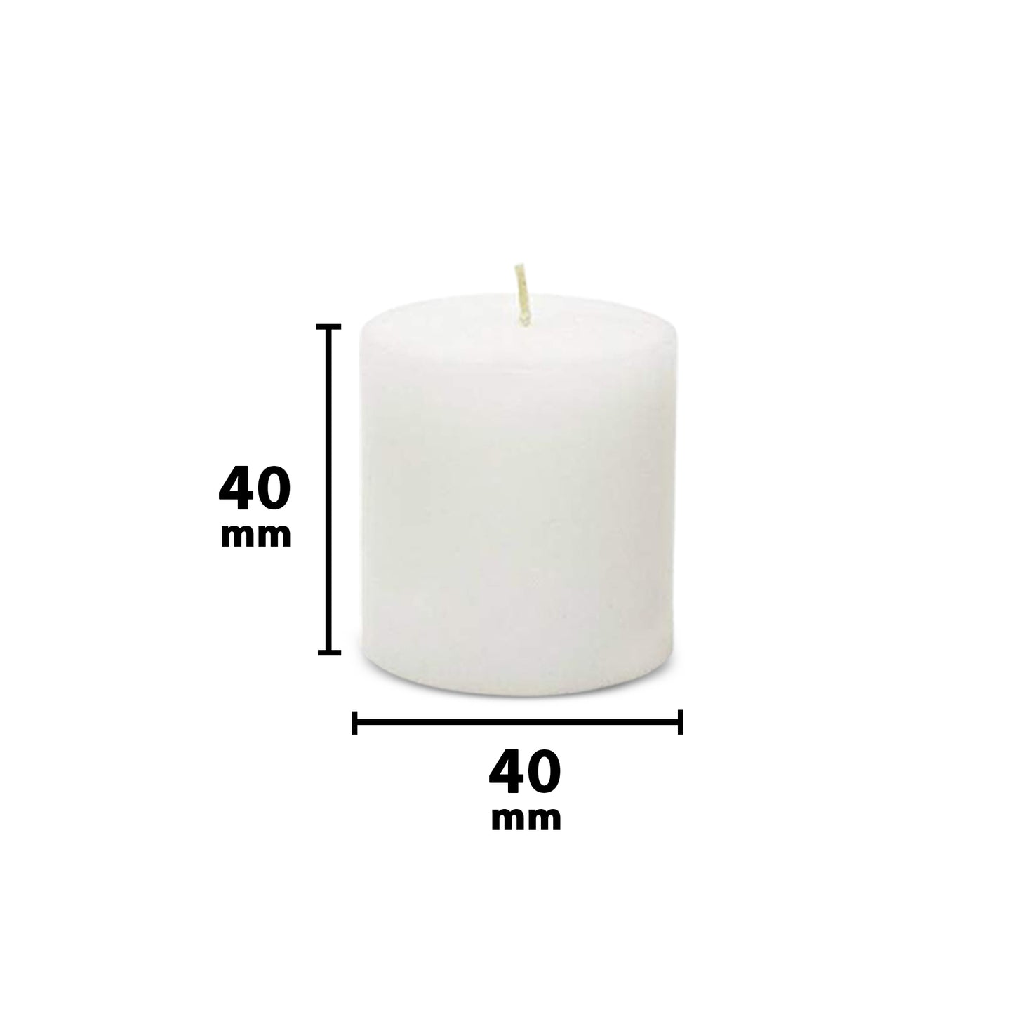 AuraDecor Pack of 42 Votives Unscented Candles ( Burning Time 9 Hours Each )
