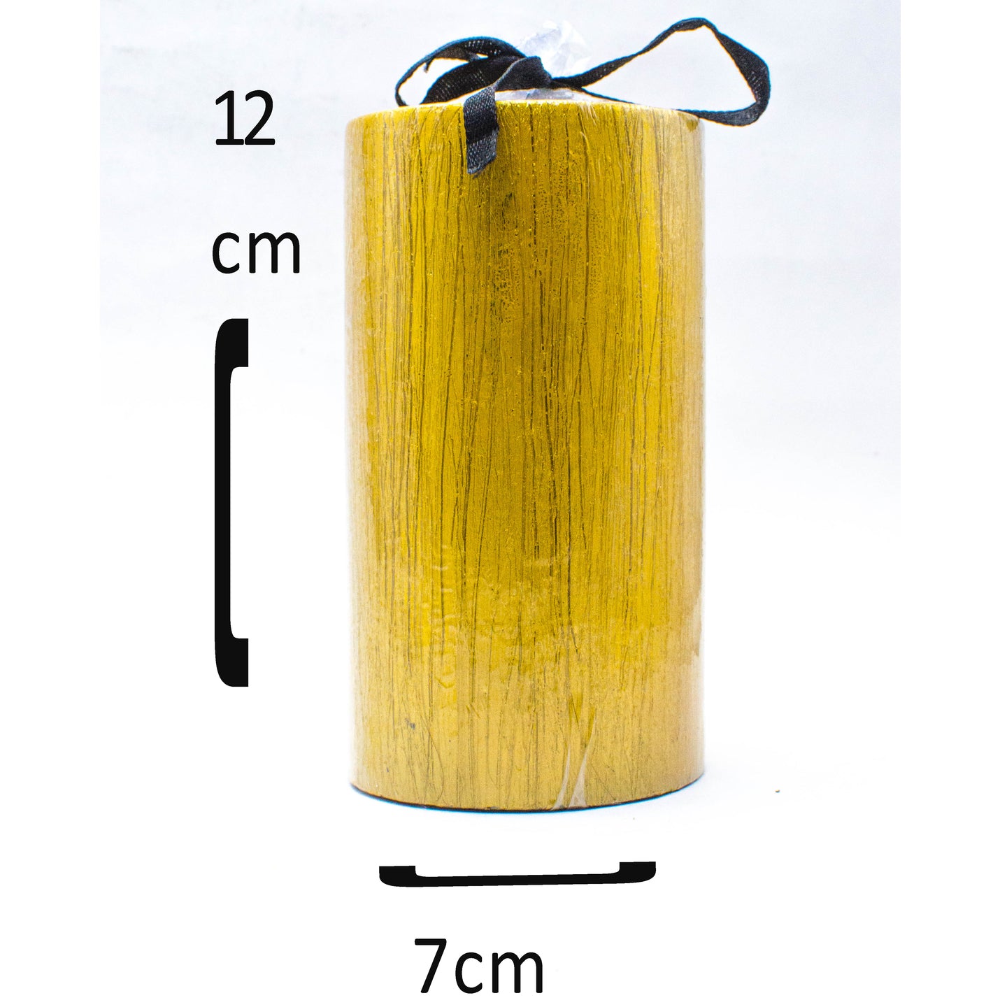 AuraDecor 3*6 Rustic Finish Pillar Candle - auradecor.co.in
