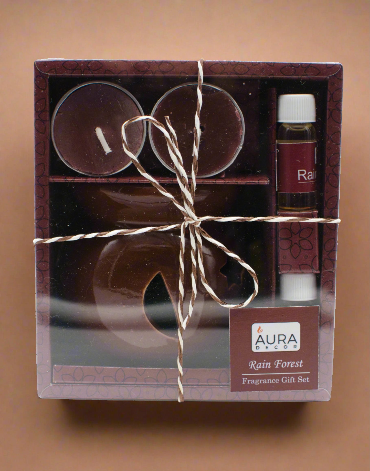 Aroma Oil Burner Gift Set ( Medium ) - auradecor.co.in