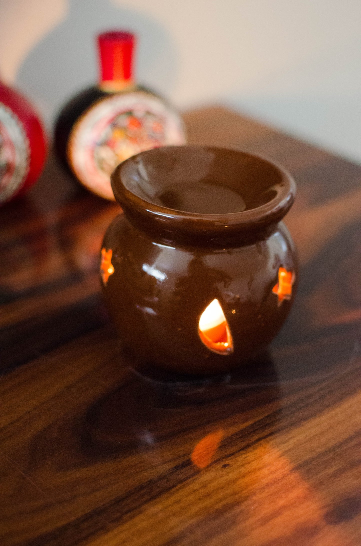 Aroma Oil Burner Gift Set ( Medium ) - auradecor.co.in