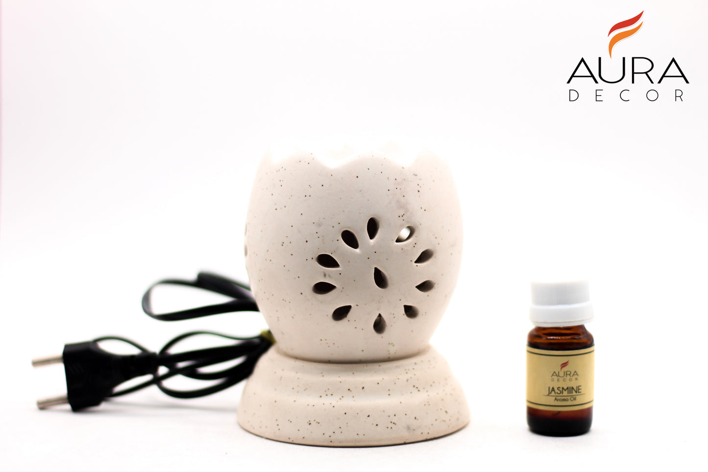 AuraDecor Electric Coloured Diffuser Gift Set with 10ml Aroma Oil (Assorted Colour)