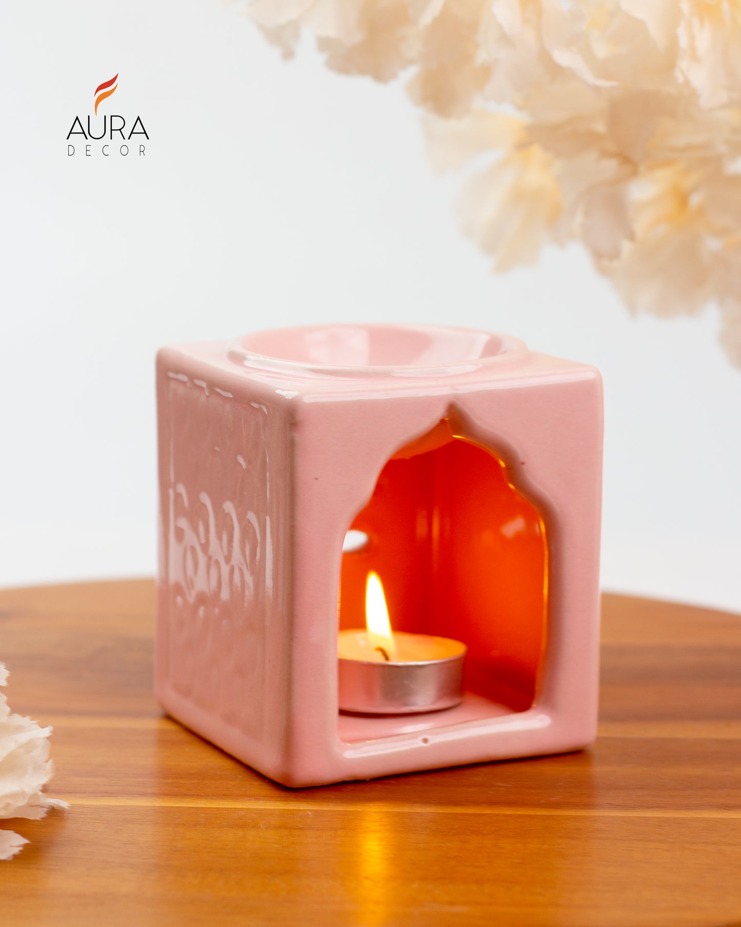 Aroma Diffuser with a Tealight Candle ( Square Shape )