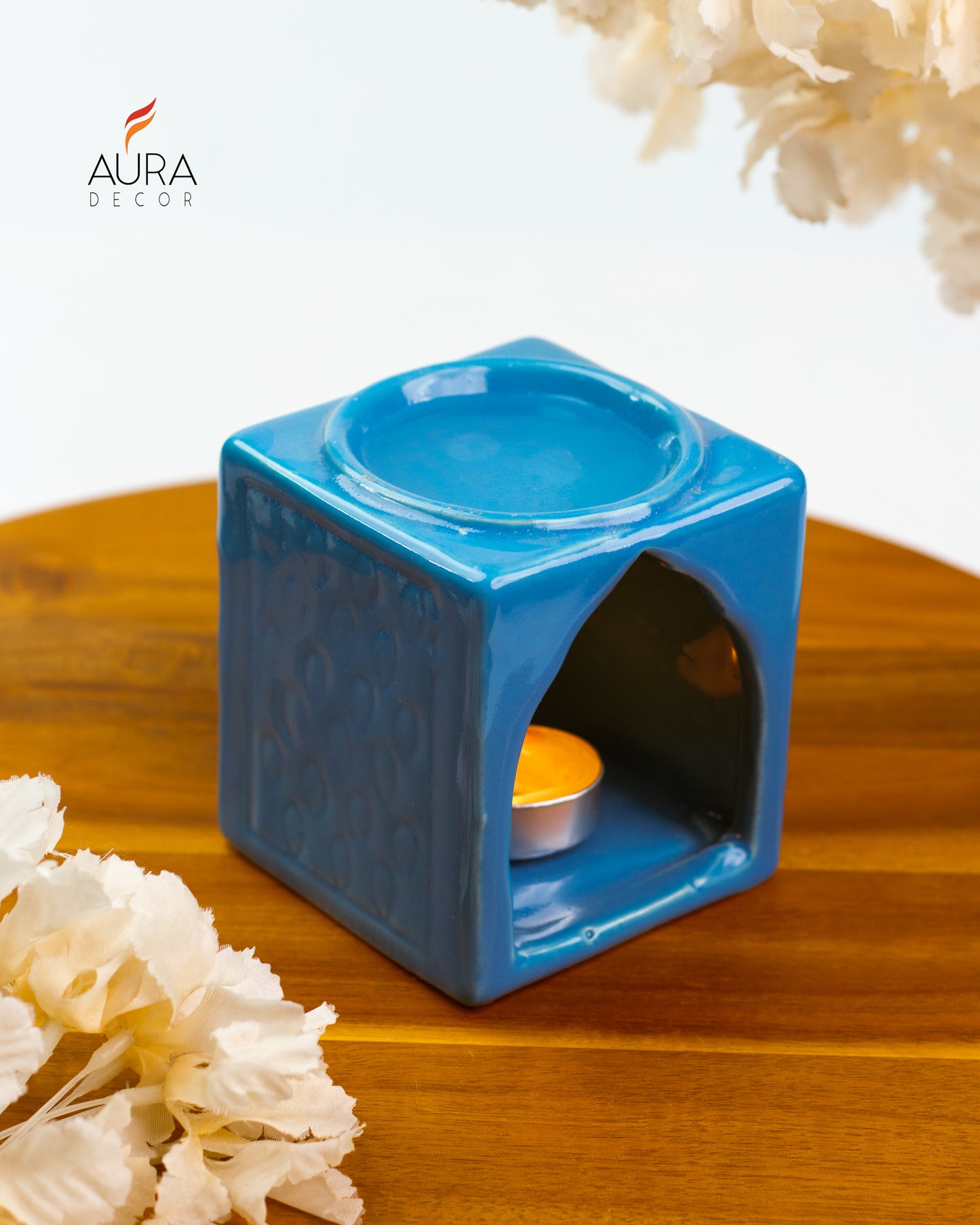 Aroma Diffuser with a Tealight Candle ( Square Shape )