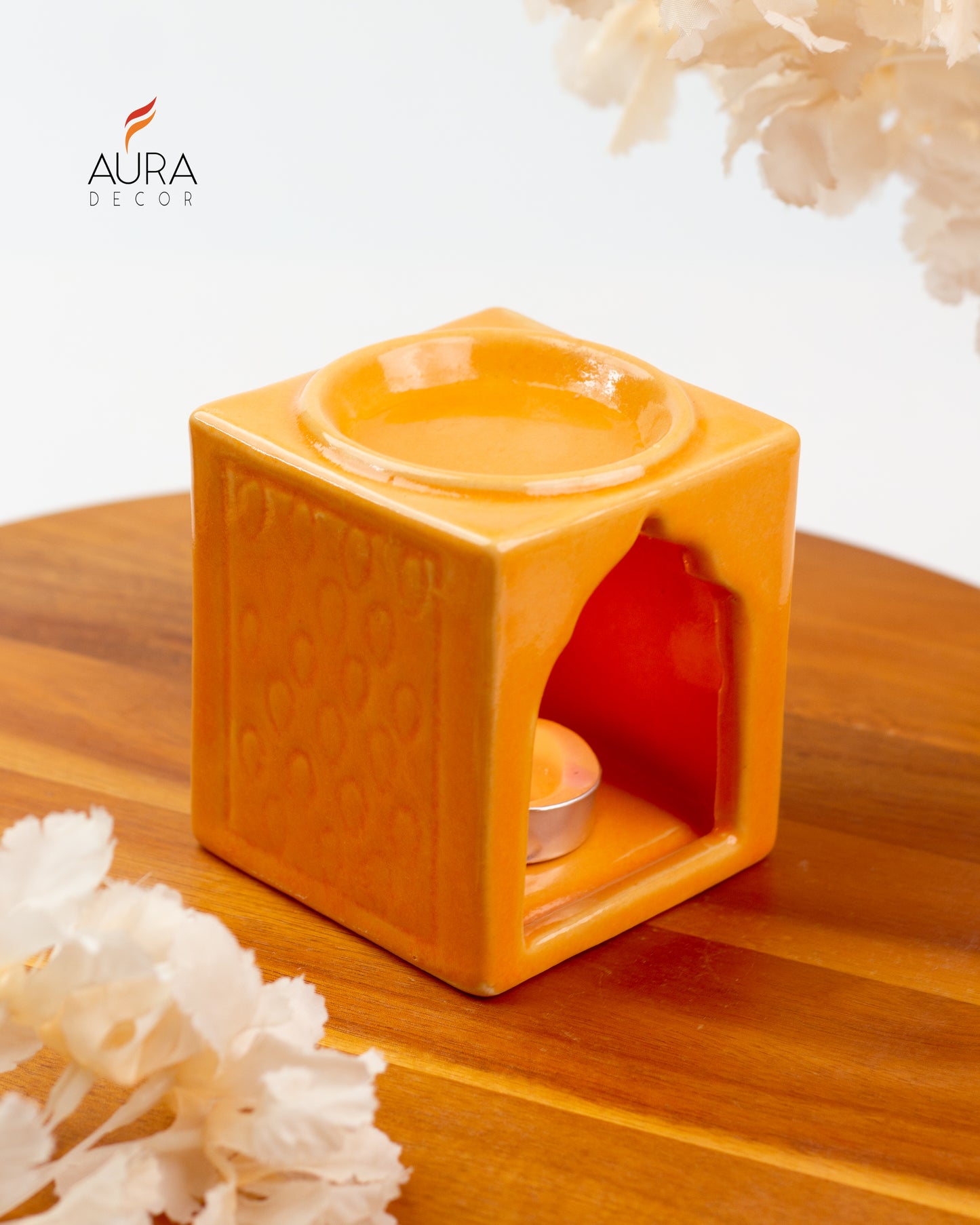 Aroma Diffuser with a Tealight Candle ( Square Shape )