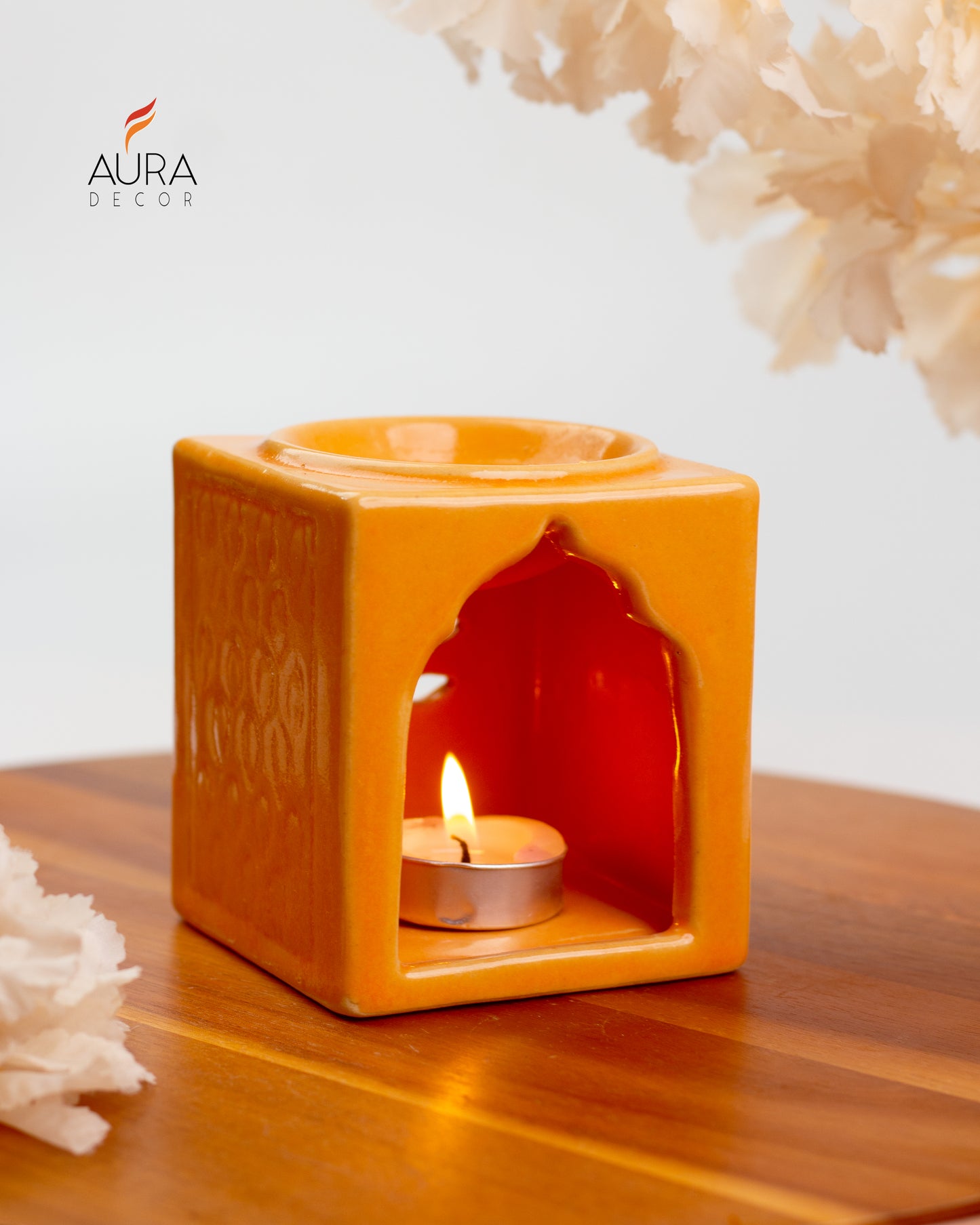 Aroma Diffuser with a Tealight Candle ( Square Shape )
