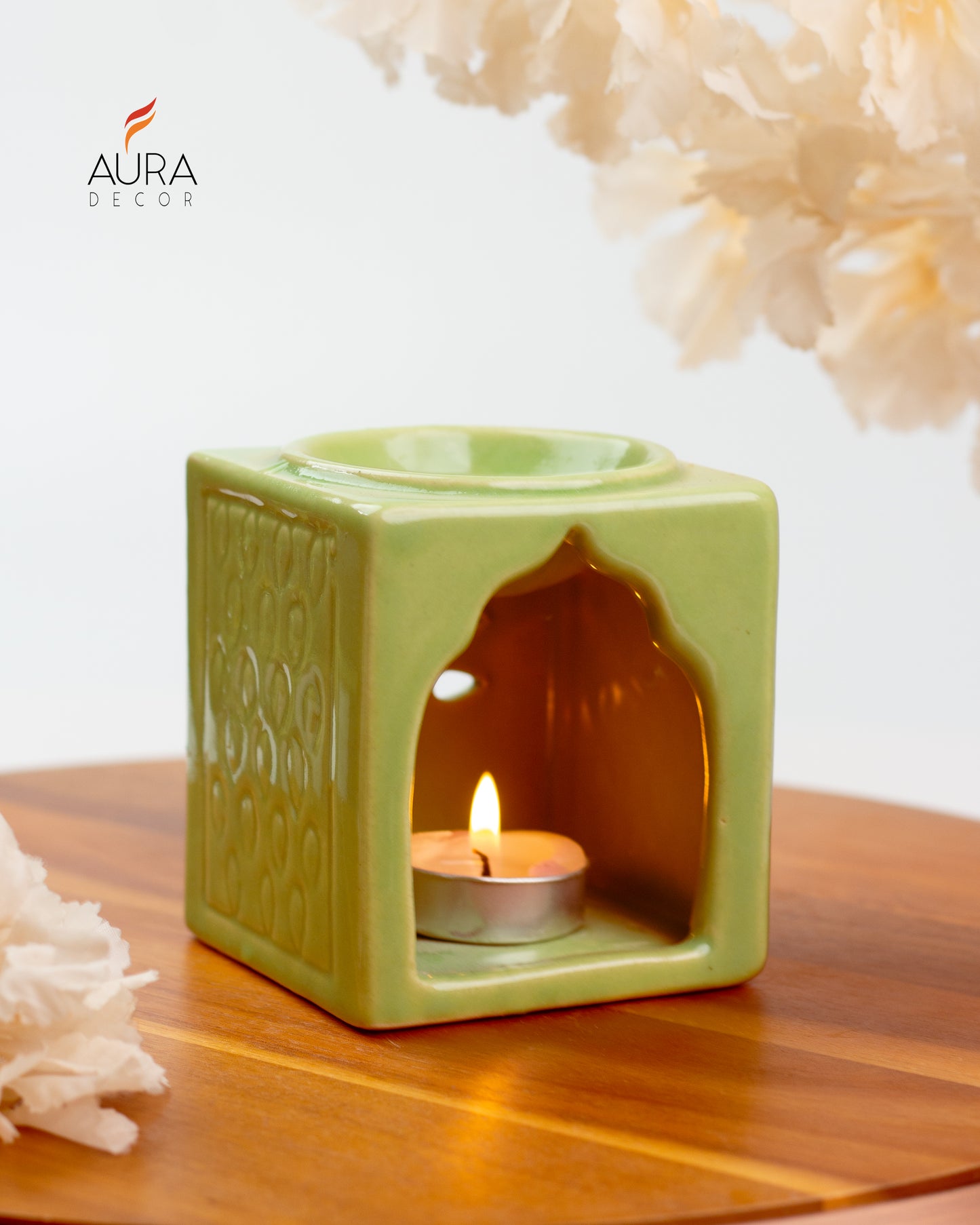 Aroma Diffuser with a Tealight Candle ( Square Shape )