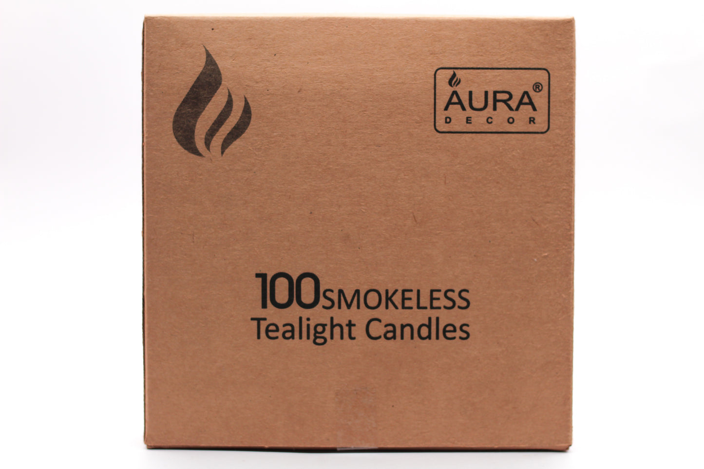 Pack of 100 Tealight Candles ( Burning Time 2.5 Hours ) - auradecor.co.in