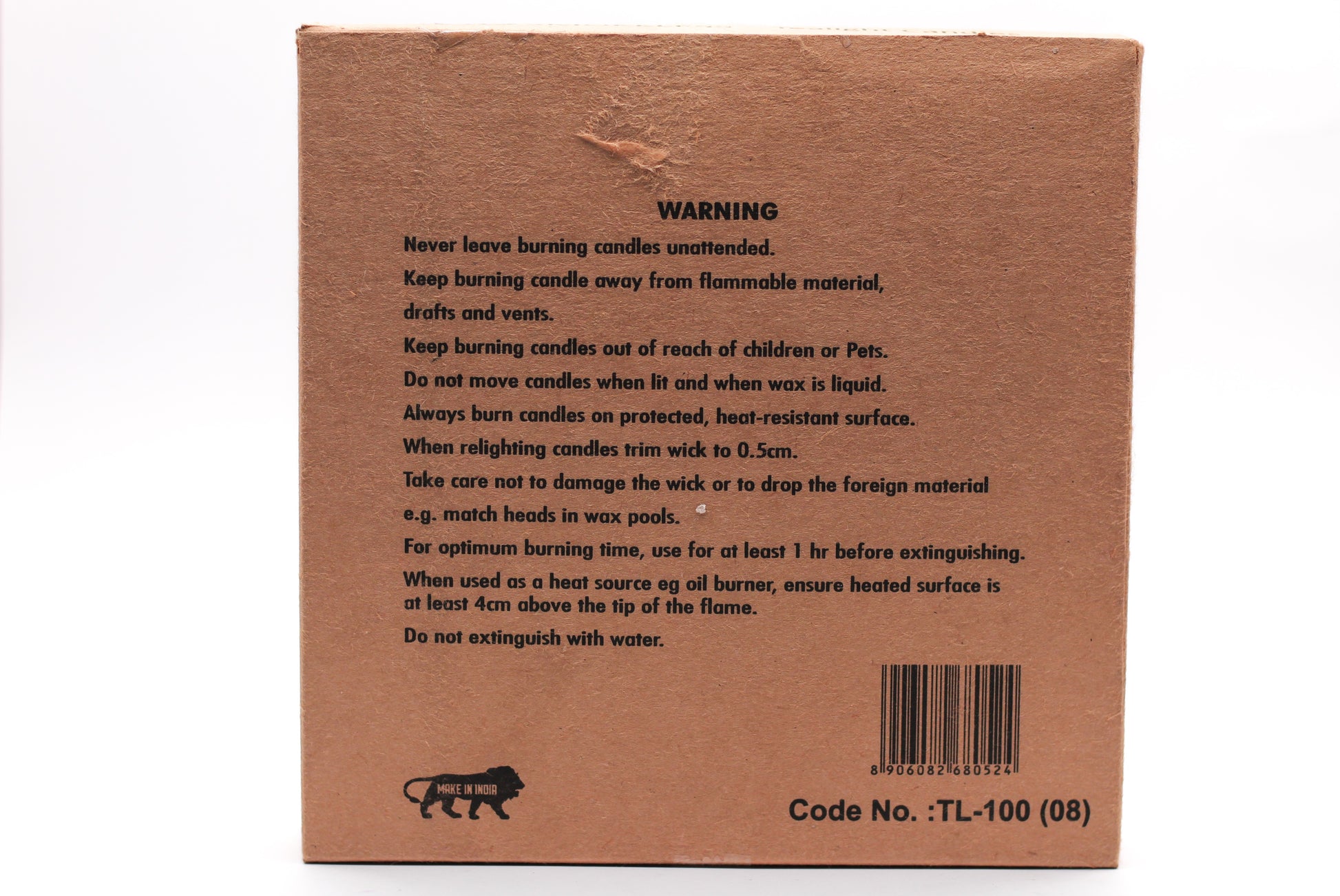 Pack of 100 Tealight Candles ( Burning Time 2.5 Hours ) - auradecor.co.in