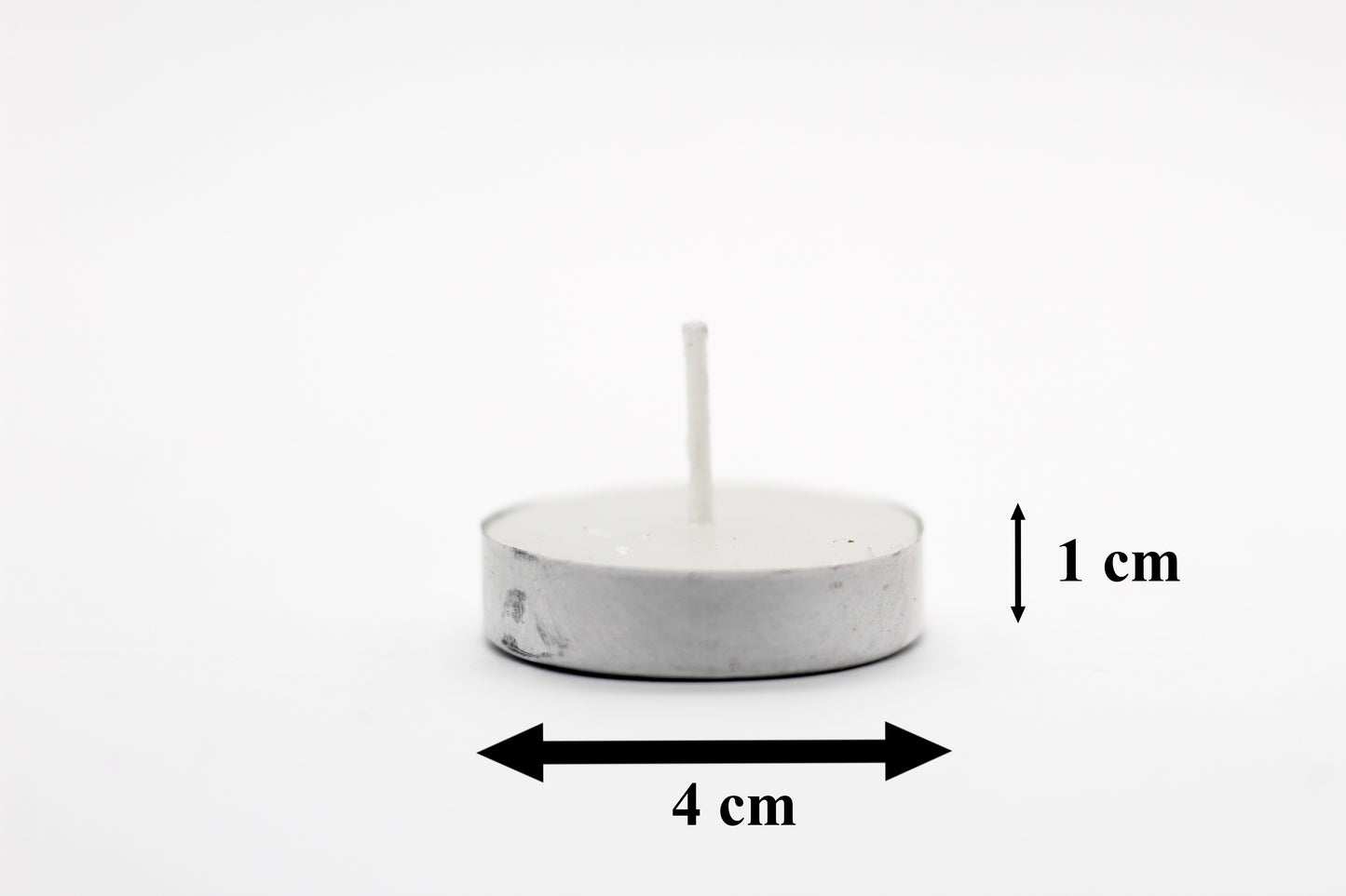 Pack of 50 Smokeless Tealight Candle (Burning Time 2.5 hours approx) - auradecor.co.in