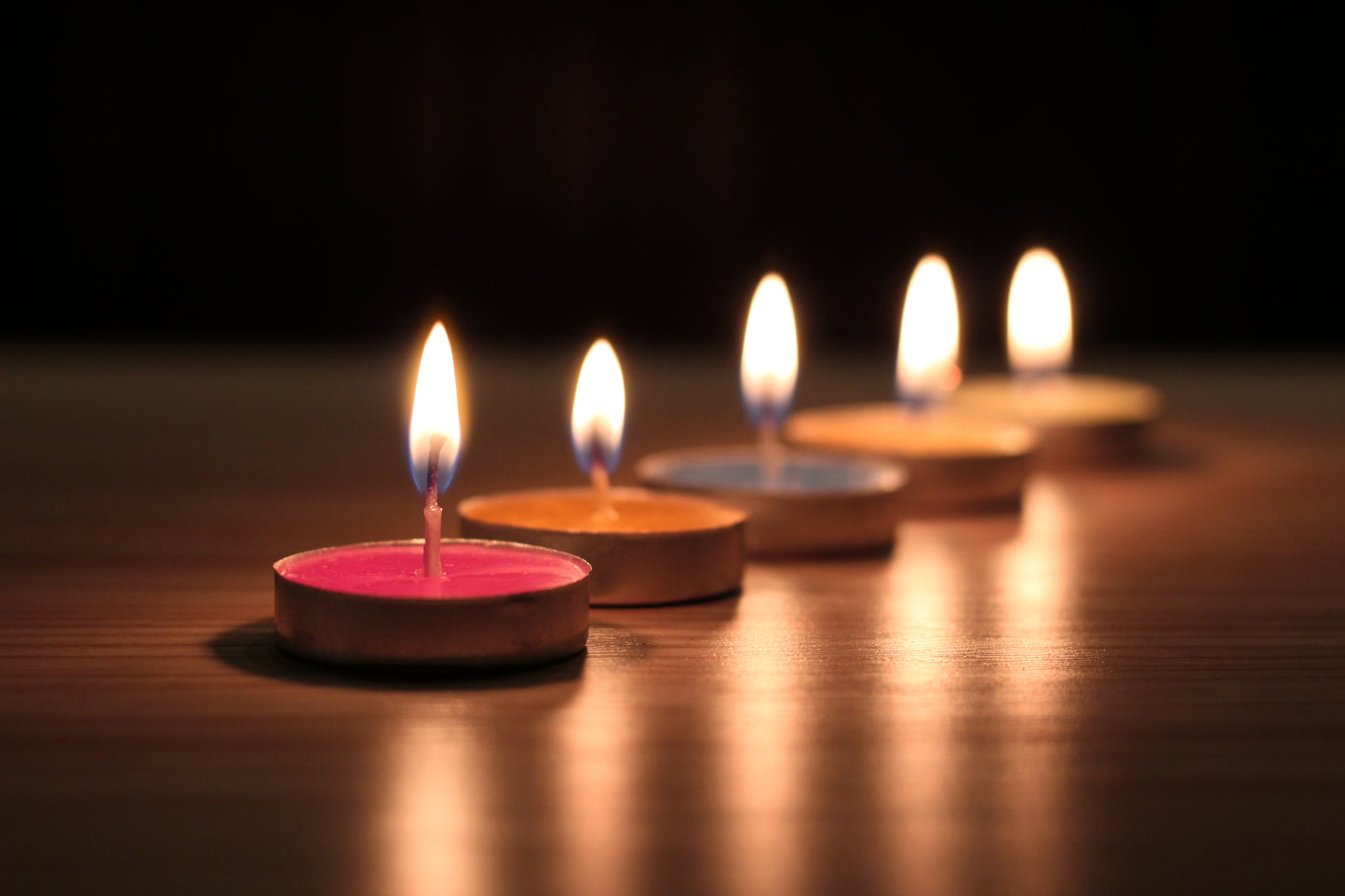 Pack of 50 MultiColour Tealight Candles - auradecor.co.in