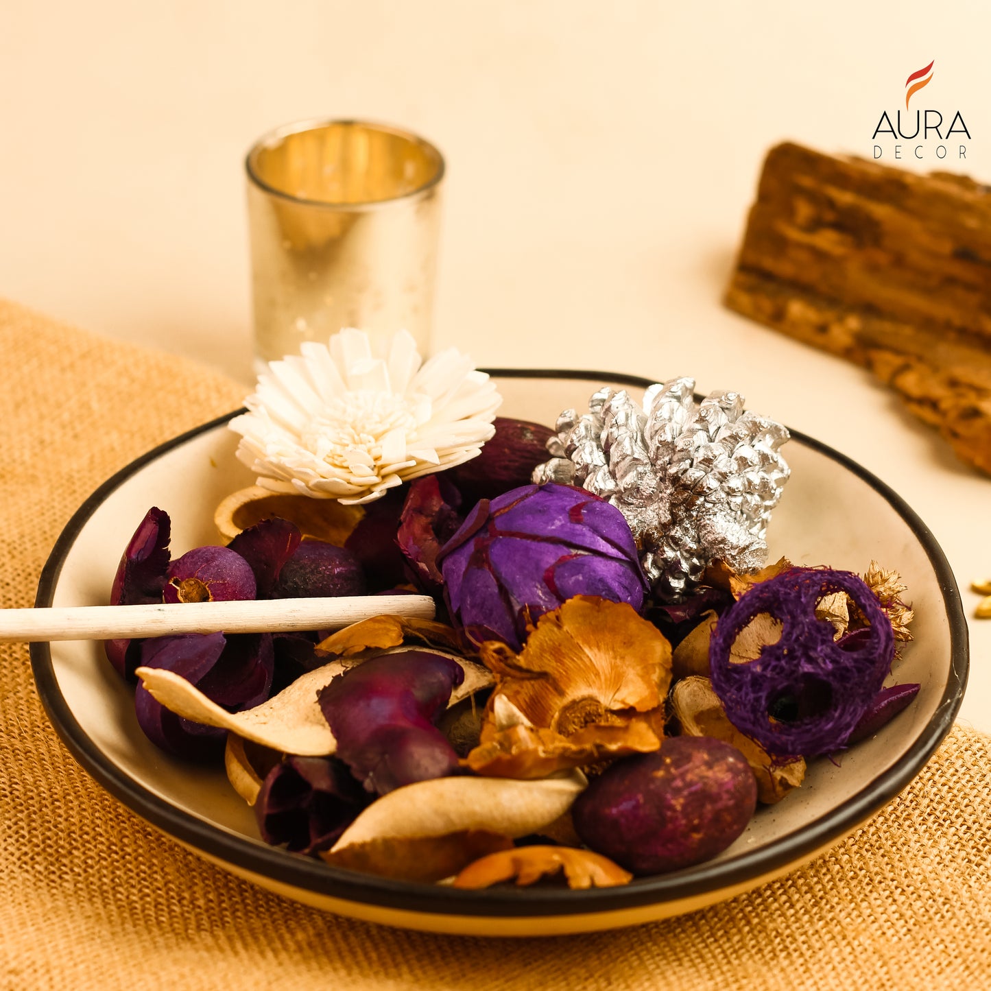 AuraDecor Bulk Buy Premium Fragrance Potpourri ( 50 Packets )