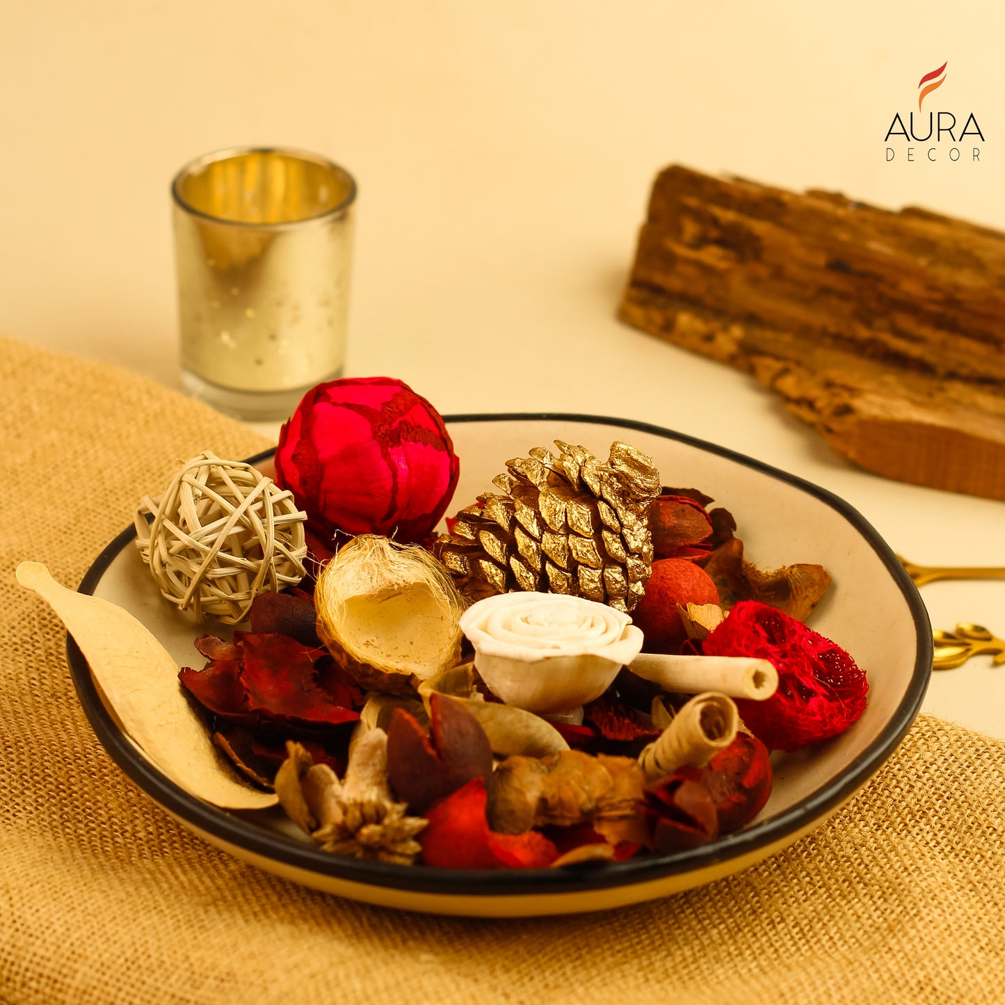 AuraDecor Bulk Buy Premium Fragrance Potpourri ( 50 Packets )