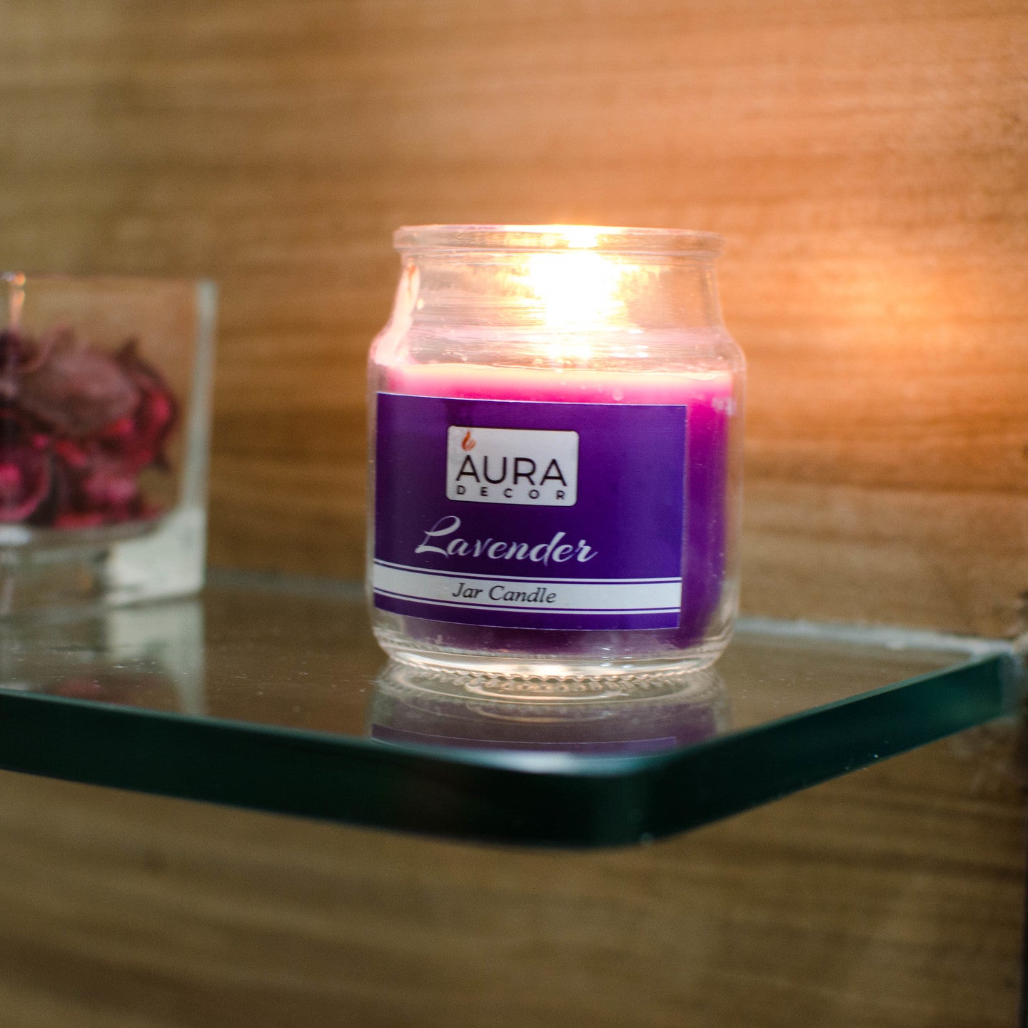 AuraDecor Set of 4 Highly Fragrance Jar Candle Burning Time 30 Hours Each - auradecor.co.in