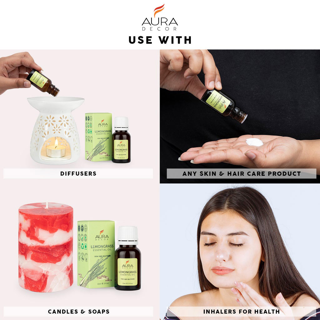 Lemon Essential Oil - 15ml for Skin, Hair, Face, Acne Care