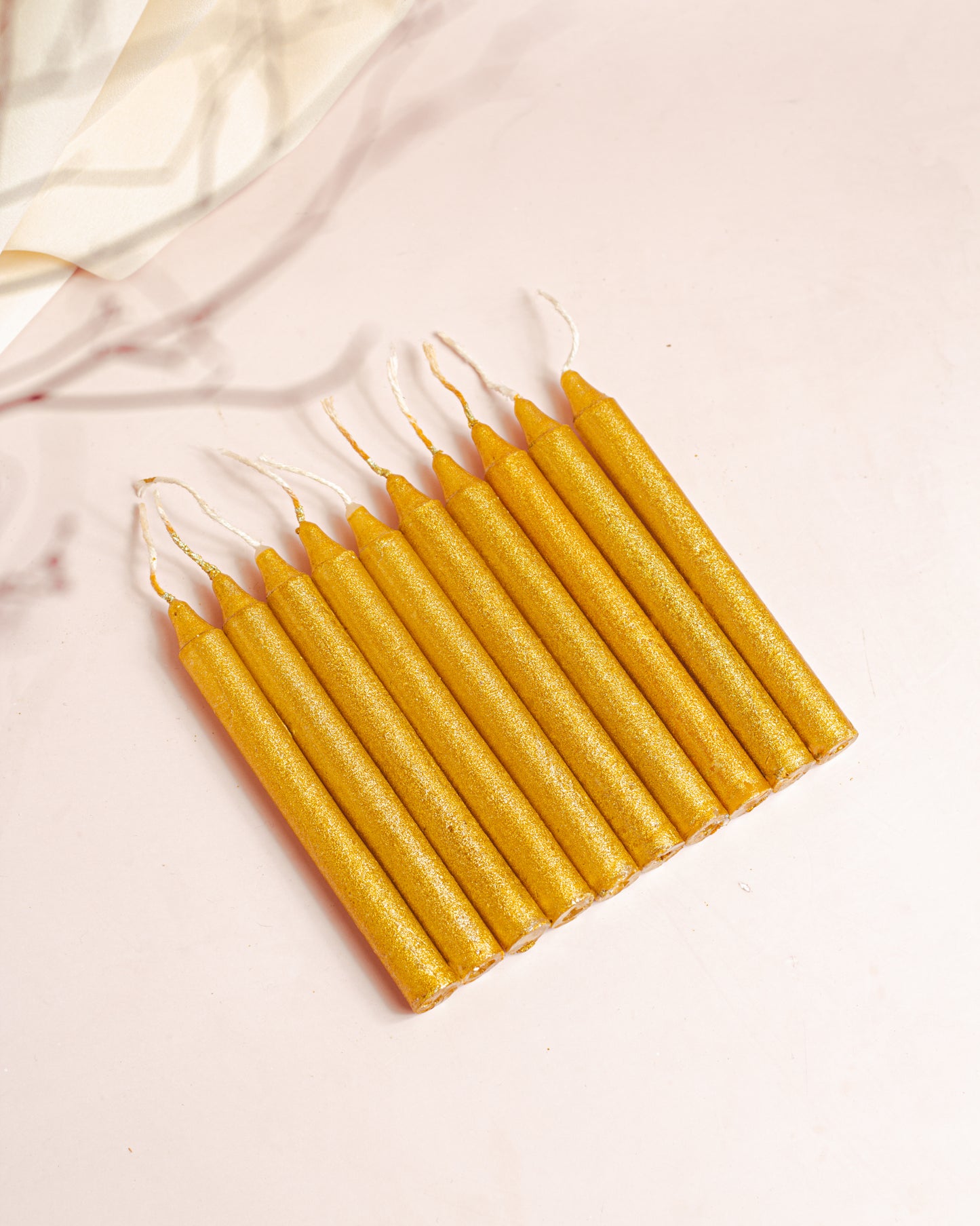 AuraDecor Colourful Stick Candles