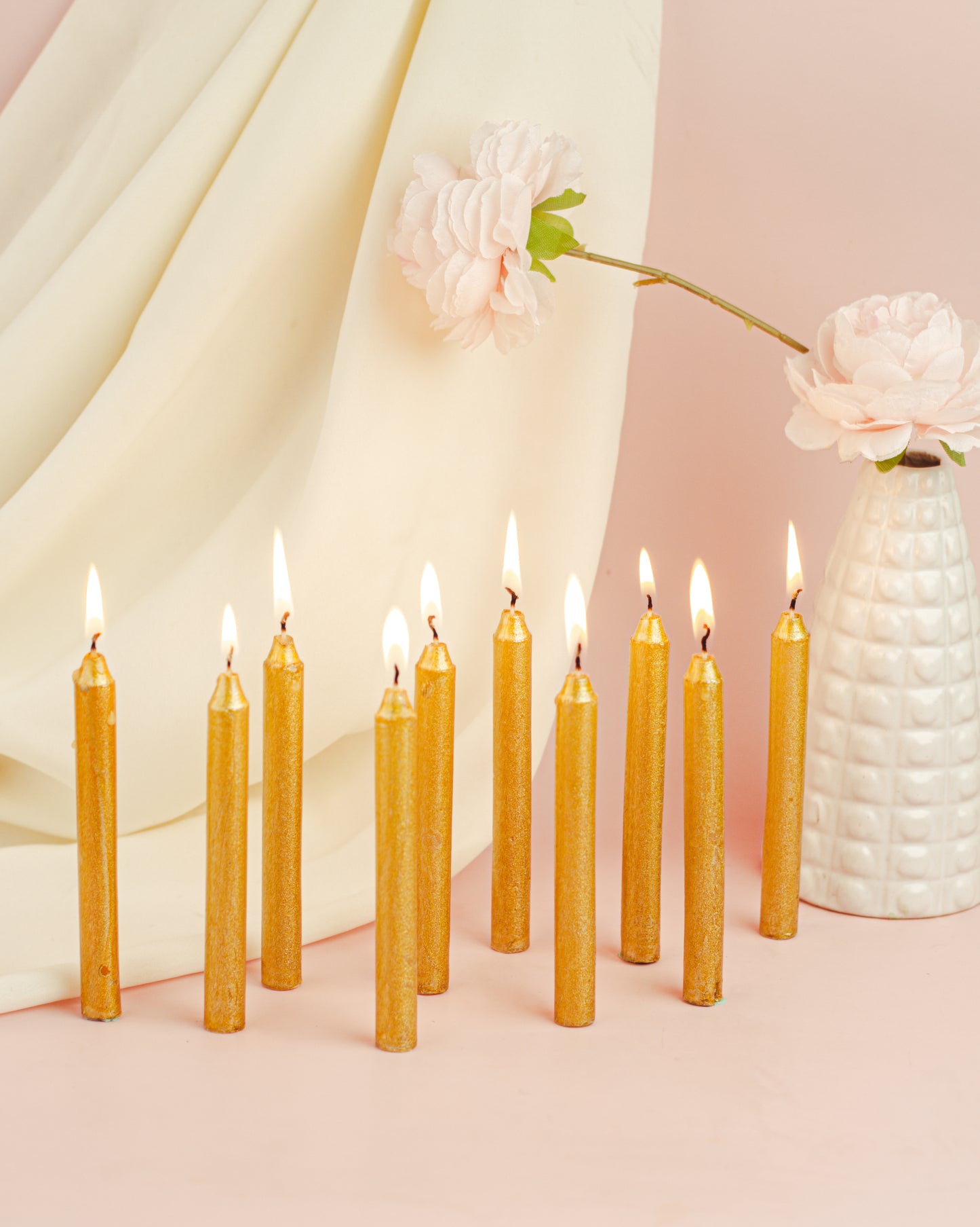 AuraDecor Colourful Stick Candles
