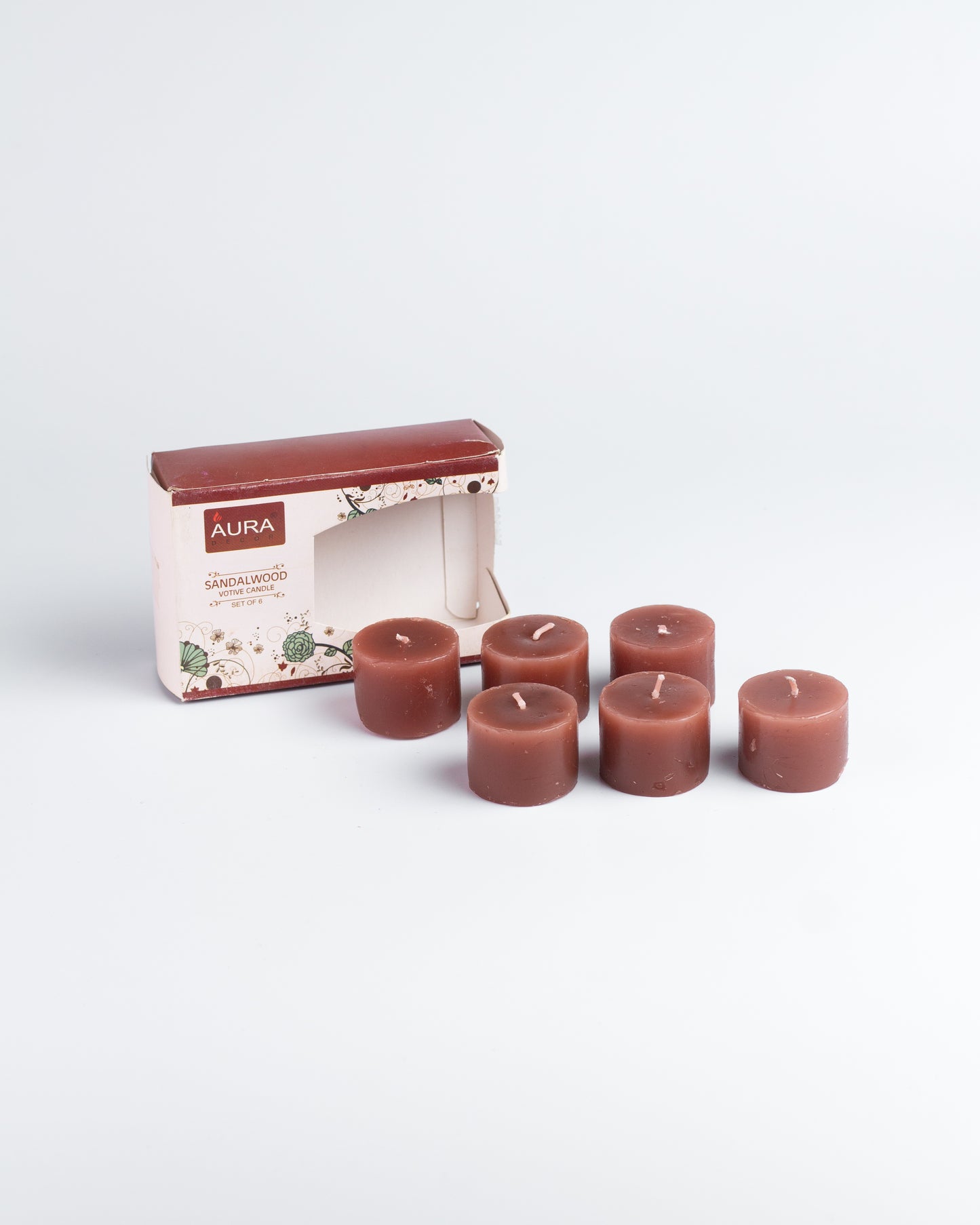 r Bulk Bulk Buy AuraDecor Fragrance Votive Candles ( without Glass ) ( Master Carton, 64 Packets , 384 Candles )