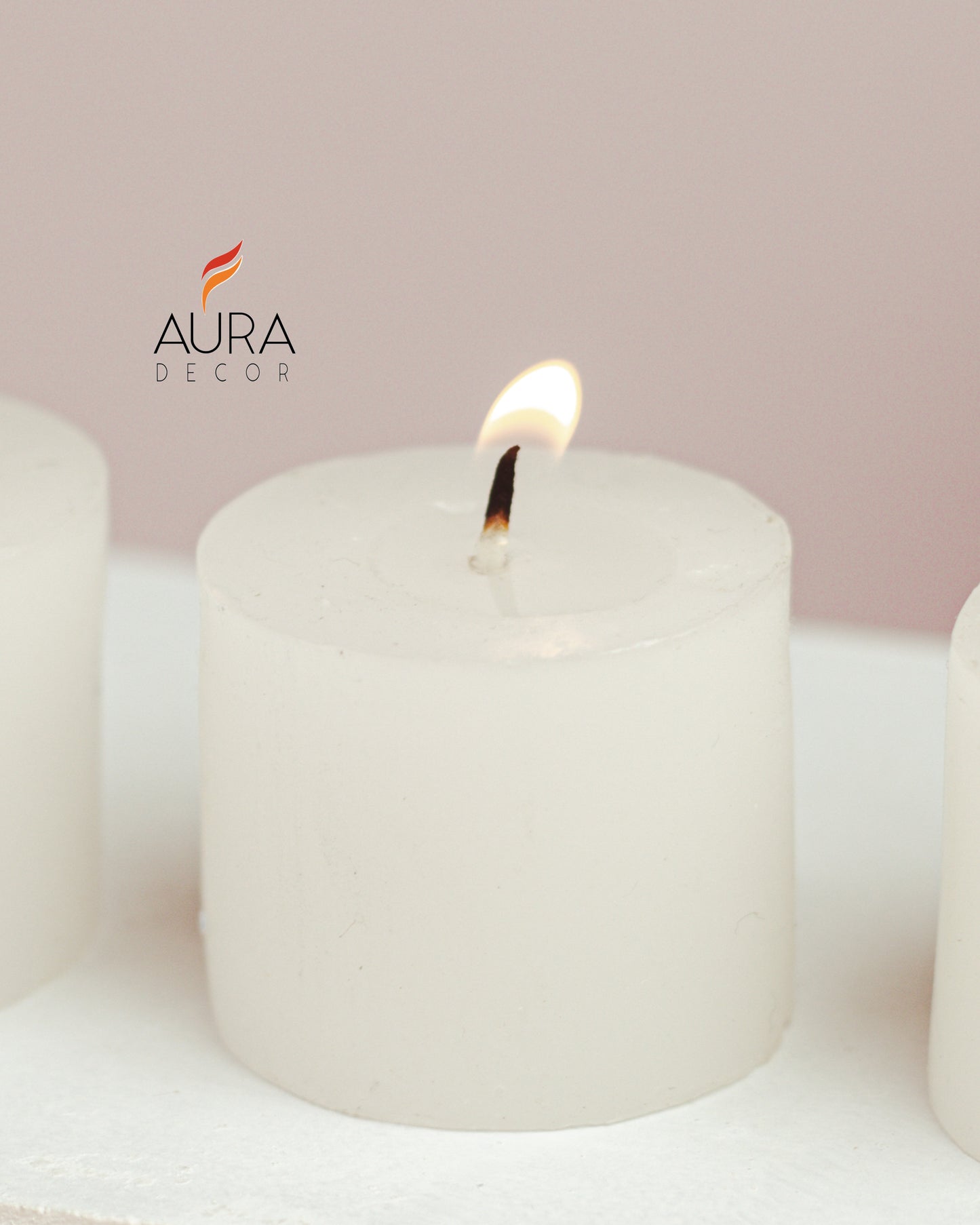 AuraDecor Fragrance Votive Candles Set of 6