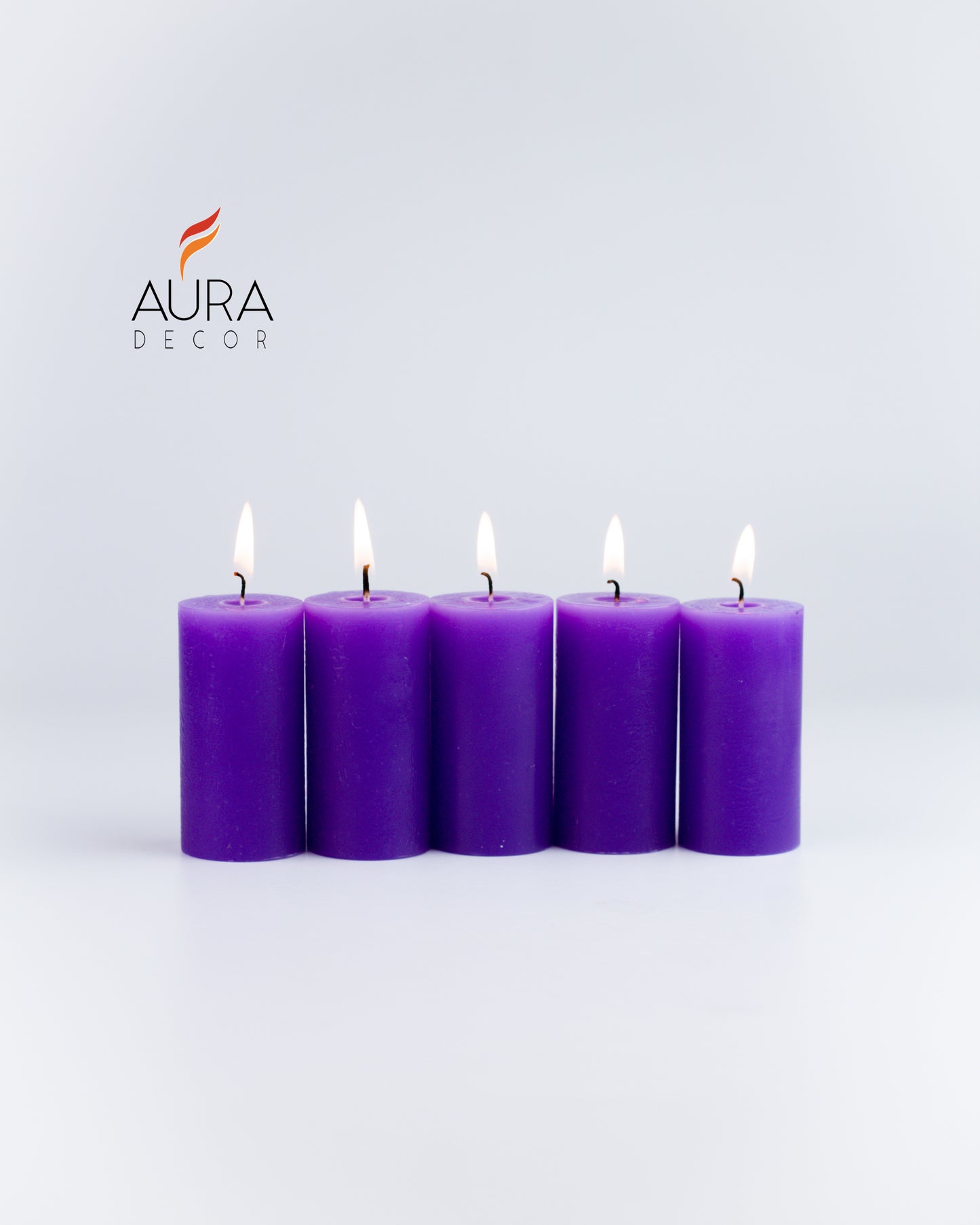 Fragrance Pillar Candle Set of 5
