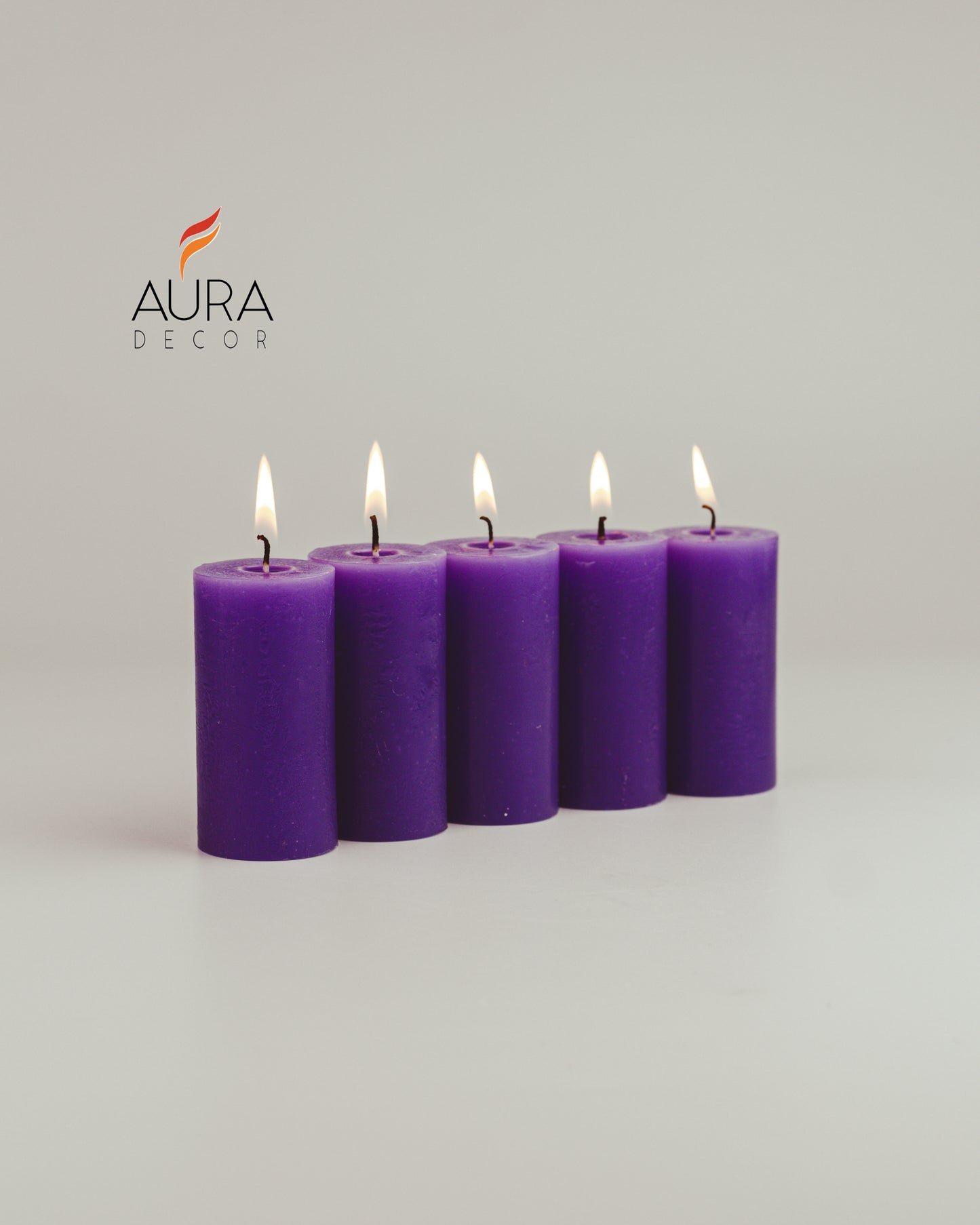Fragrance Pillar Candle Set of 5