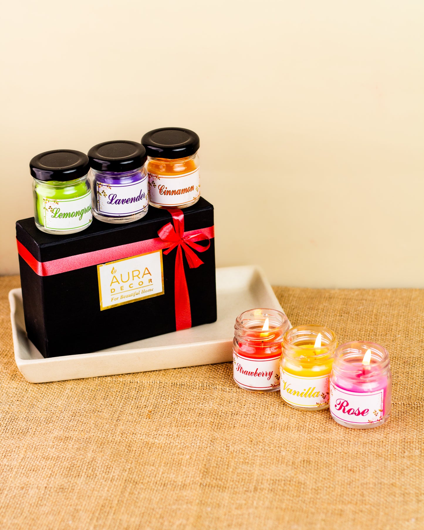 Bulk Buy Mini Fragrance Jar Set of 6 ( MOQ 24 Sets )