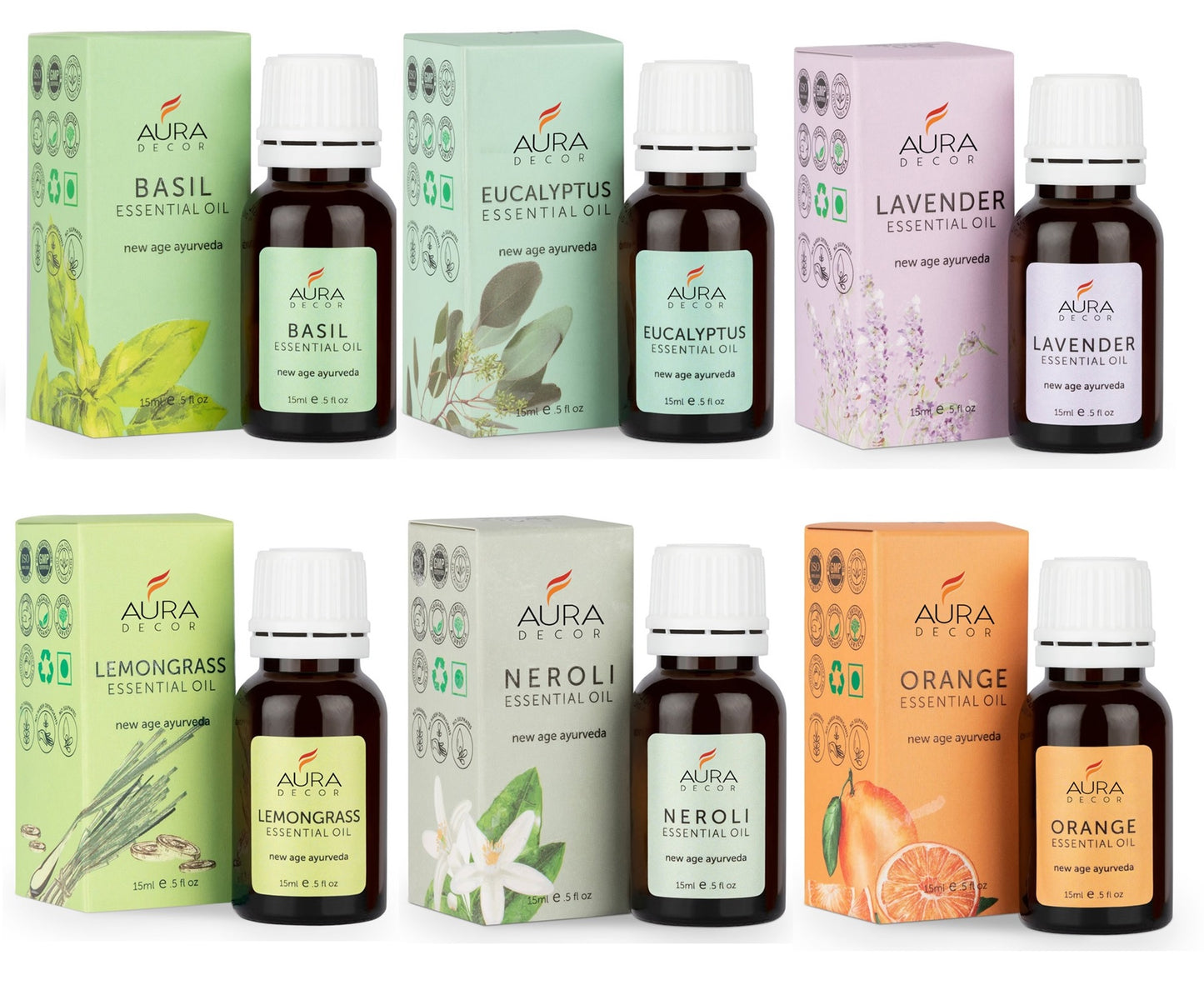 Combo of Any 6 Essential Oils