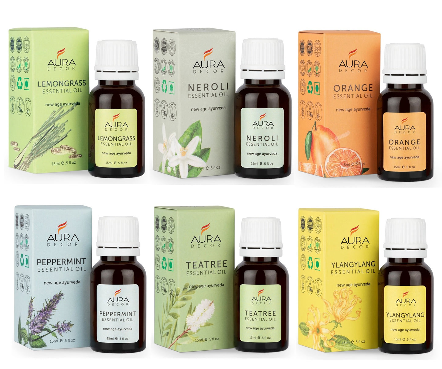 Combo of Any 6 Essential Oils